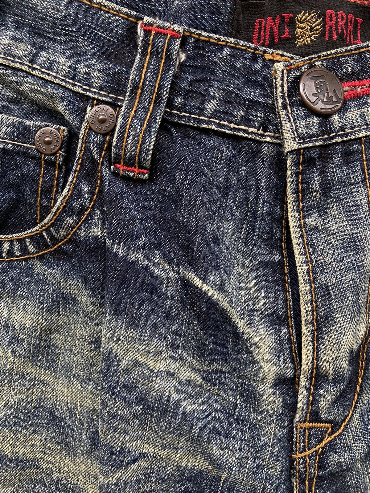 Japanese Brand × Vintage Oni Arai Japanese Punk Jeans Samurai Size US 31 - 8 Thumbnail