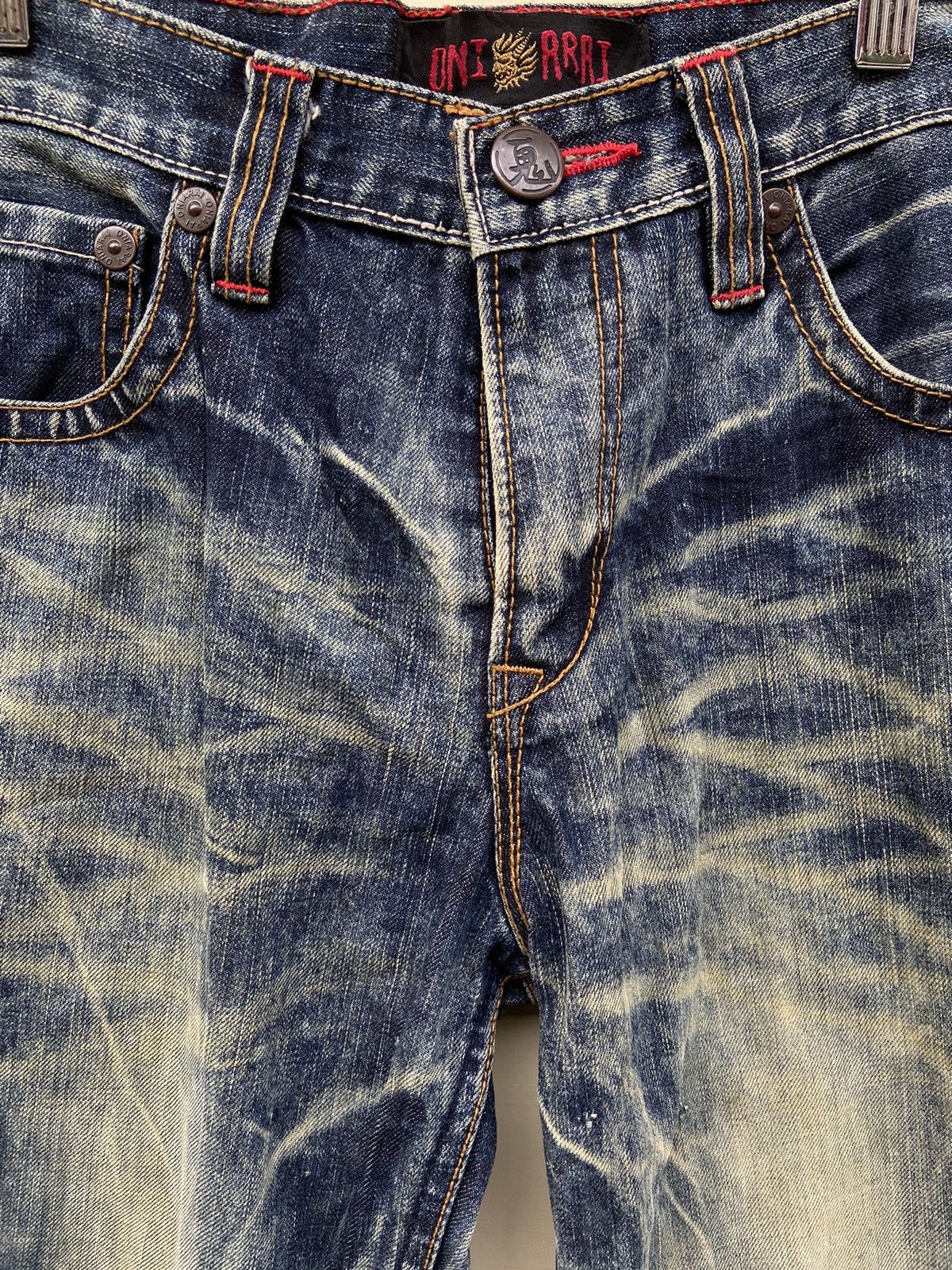 Japanese Brand × Vintage Oni Arai Japanese Punk Jeans Samurai Size US 31 - 7 Thumbnail