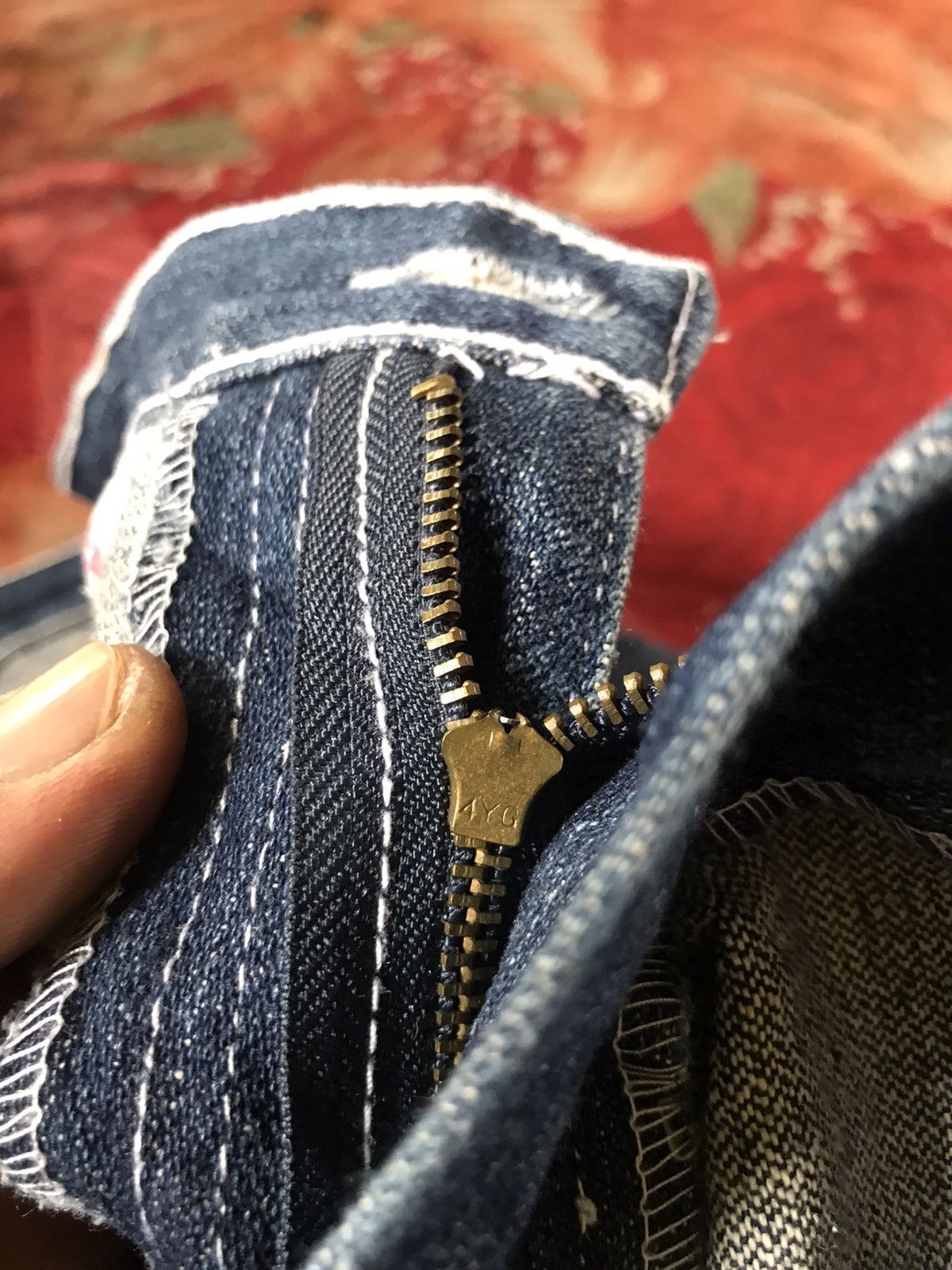 Designer × Japanese Brand VICTORIOUS RASTA DENIM DESIGN CANNABIS LEAVES Size US 37 - 11 Thumbnail
