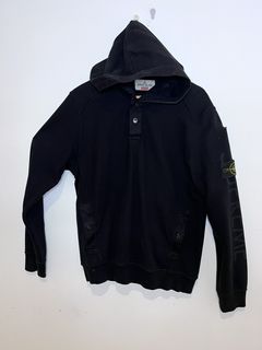 Supreme stone island hooded sweatshirt white hotsell
