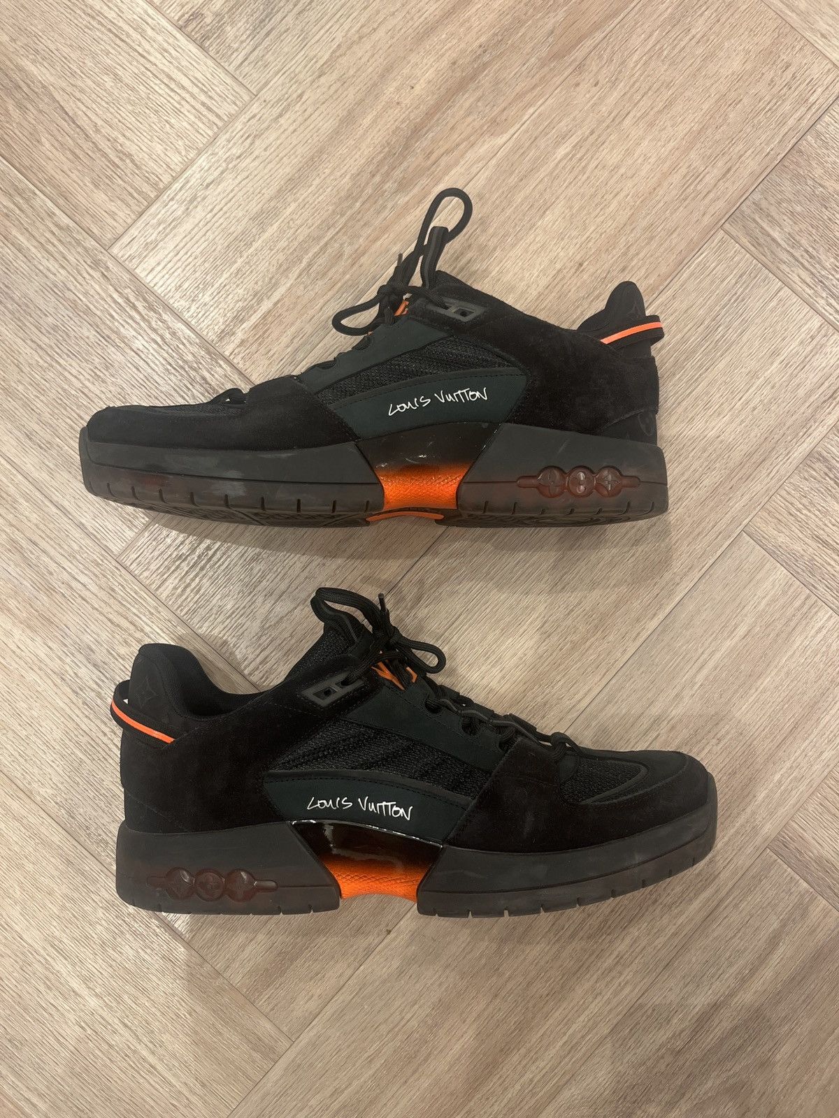 image of Louis Vuitton Lucien Clark 9 Shoes in Black, Men's