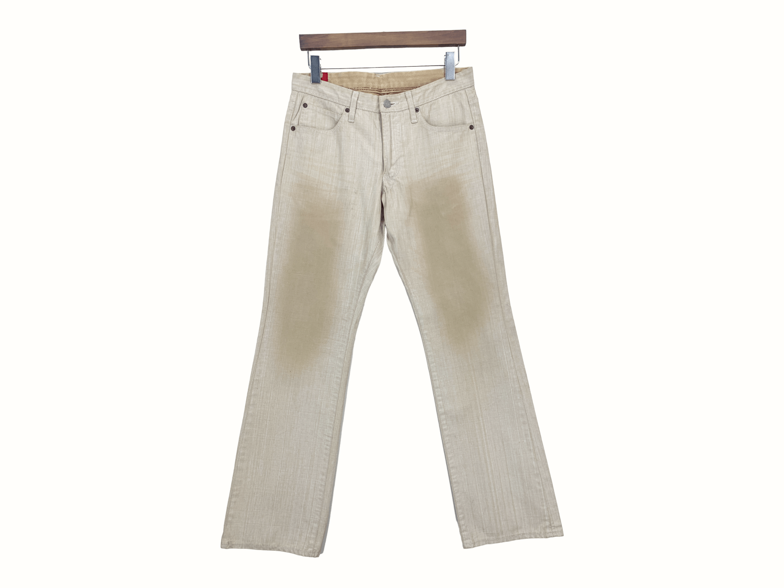 Japanese Brand BlueWay Denim Japanese Workwear Jeans Bootcut Pants Size US 31 - 1 Thumbnail