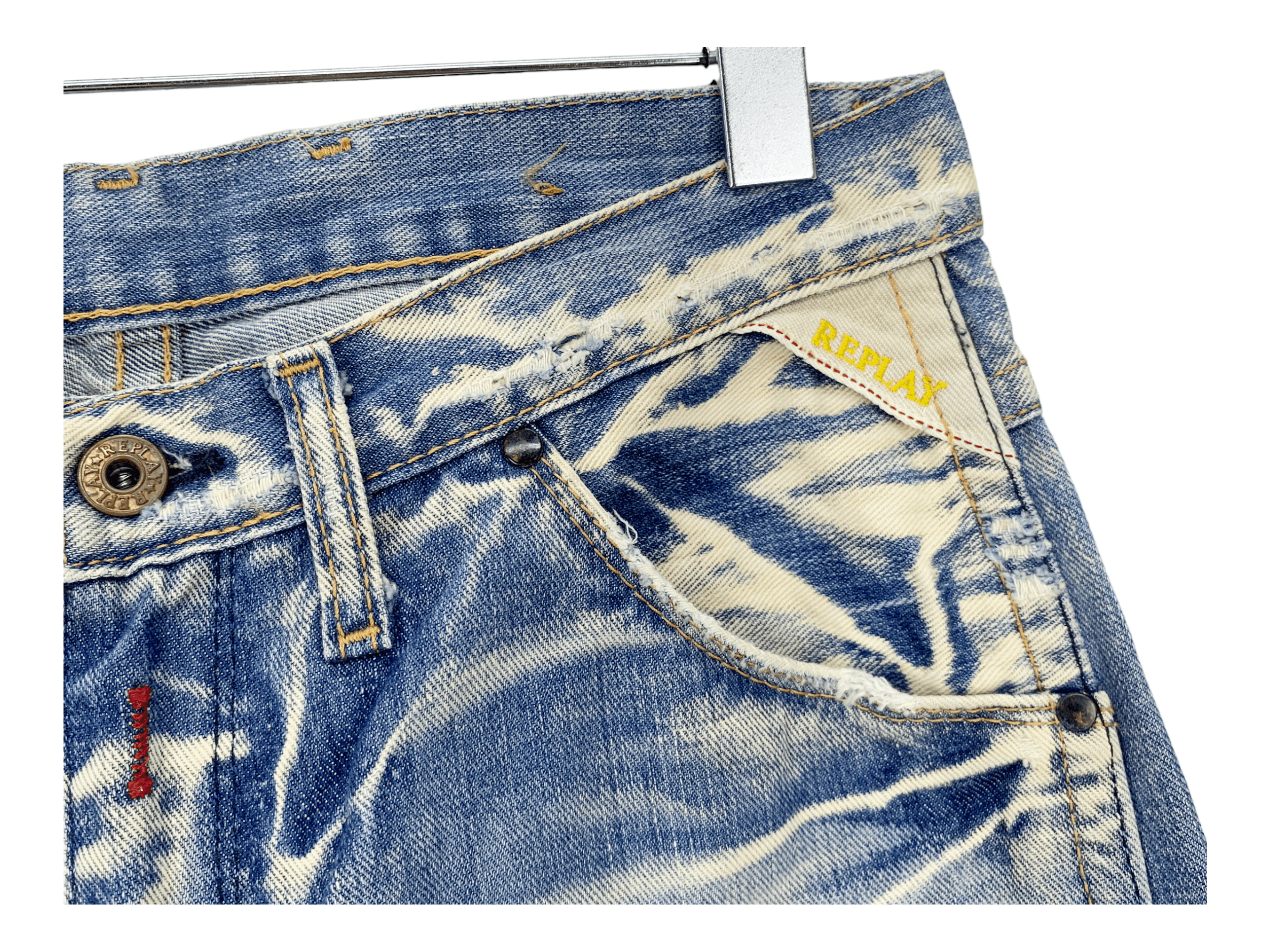 Replay Replay Denim Jeans Replay Distressed Jeans Size US 30 / EU 46 - 11 Thumbnail