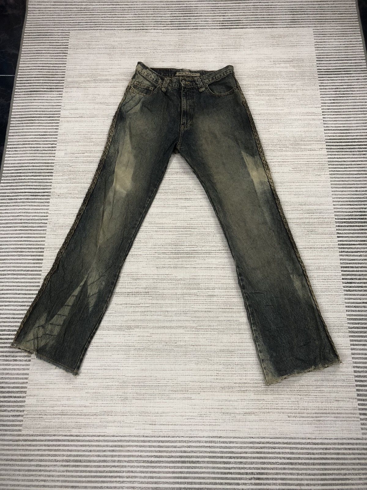 Kapital Vintage Krush Jeans Made in Usa Rare Acid Wash Kapital Style Size US 29 - 2 Thumbnail