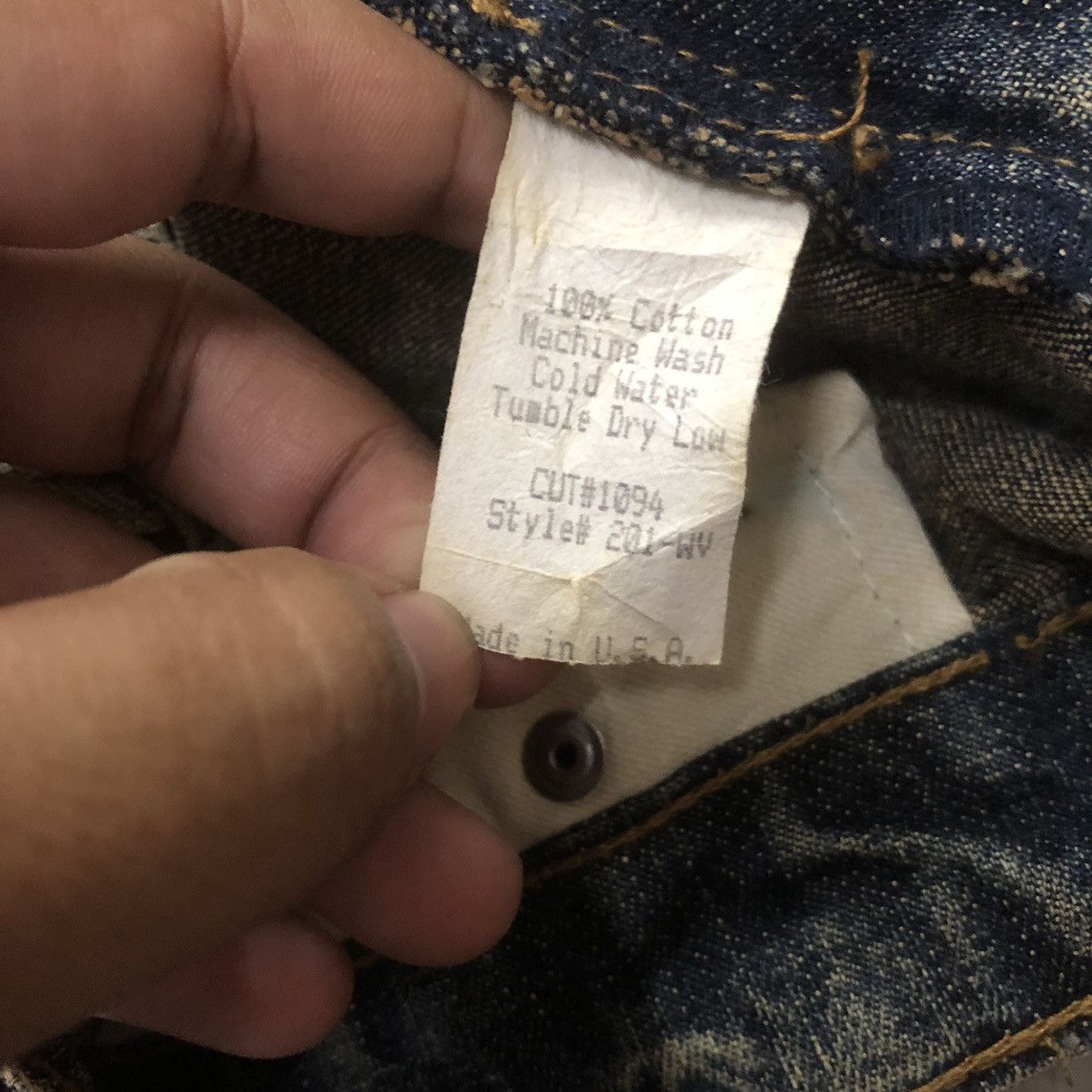 Kapital Vintage Krush Jeans Made in Usa Rare Acid Wash Kapital Style Size US 29 - 5 Thumbnail