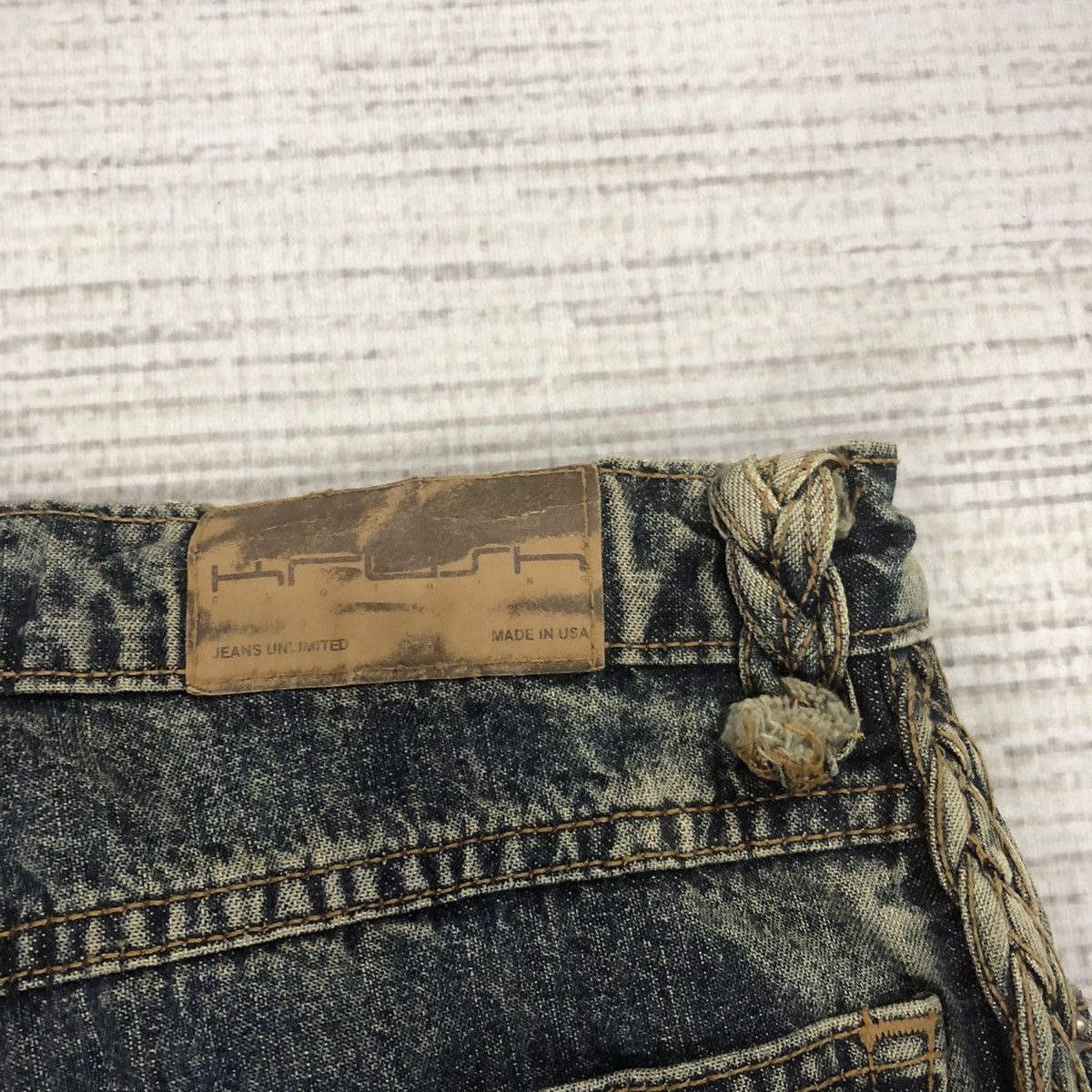 Kapital Vintage Krush Jeans Made in Usa Rare Acid Wash Kapital Style Size US 29 - 7 Thumbnail