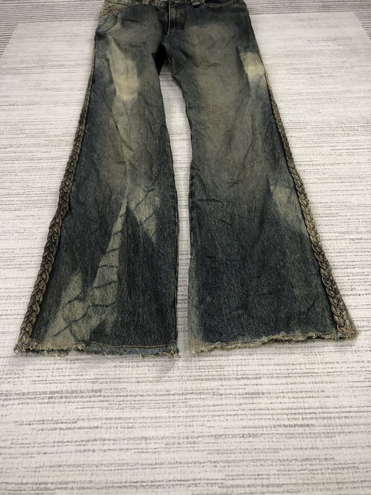 Kapital Vintage Krush Jeans Made in Usa Rare Acid Wash Kapital Style Size US 29 - 3 Thumbnail