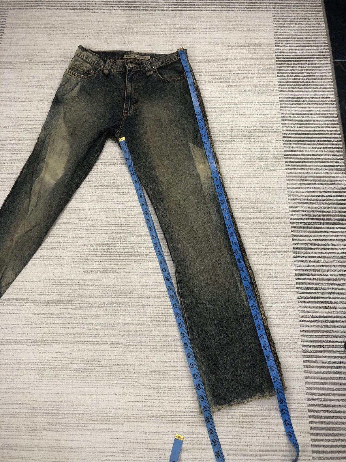 Kapital Vintage Krush Jeans Made in Usa Rare Acid Wash Kapital Style Size US 29 - 9 Thumbnail