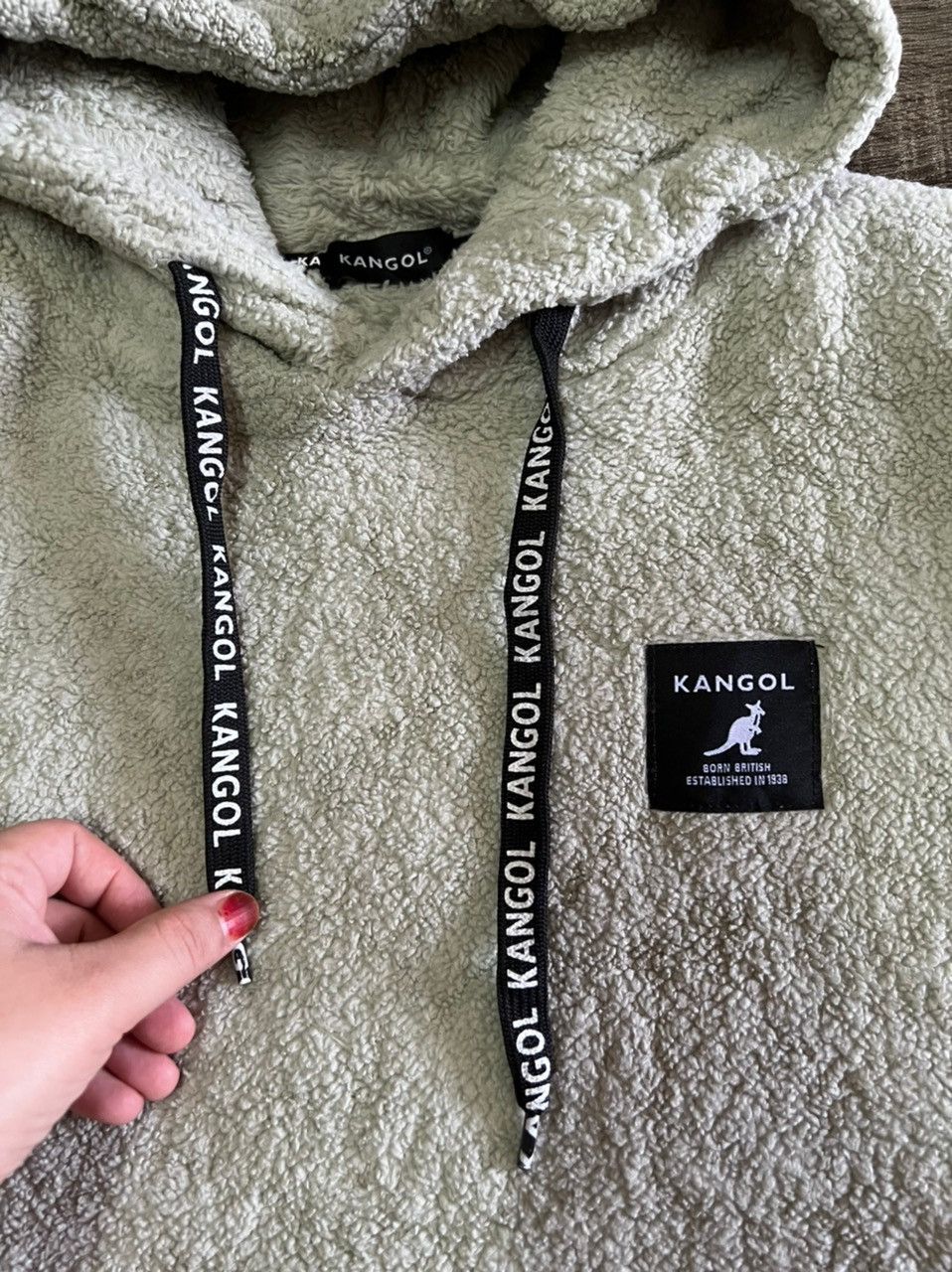 Kangol × Vintage Vintage KANGOL Small Logo Fleece Hoodie Size US M / EU 48-50 / 2 - 5 Thumbnail