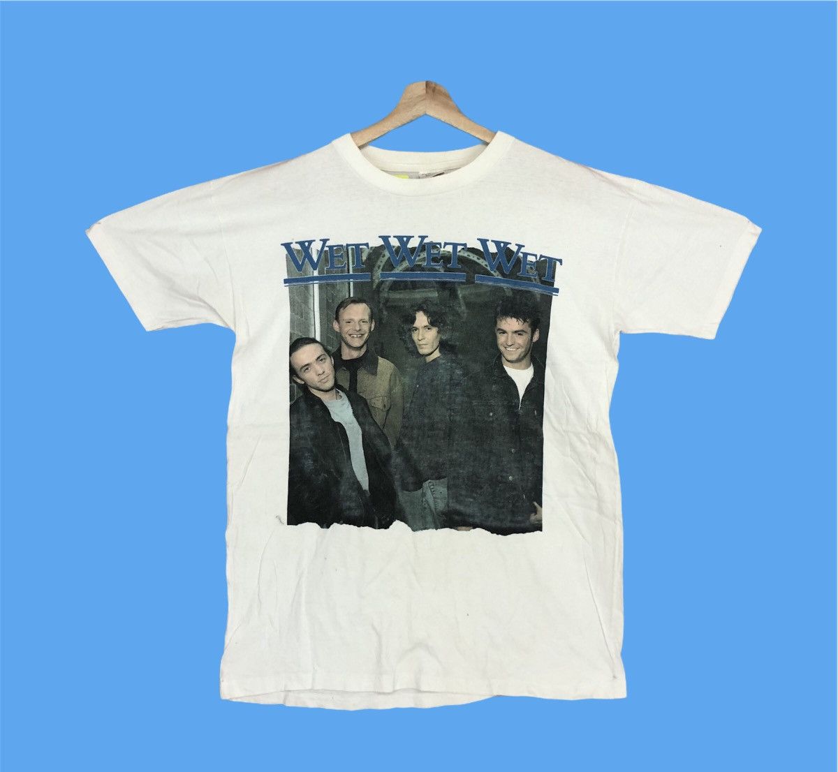 oc11z0425 Boxy Fit Logo Print T-Shirt in White