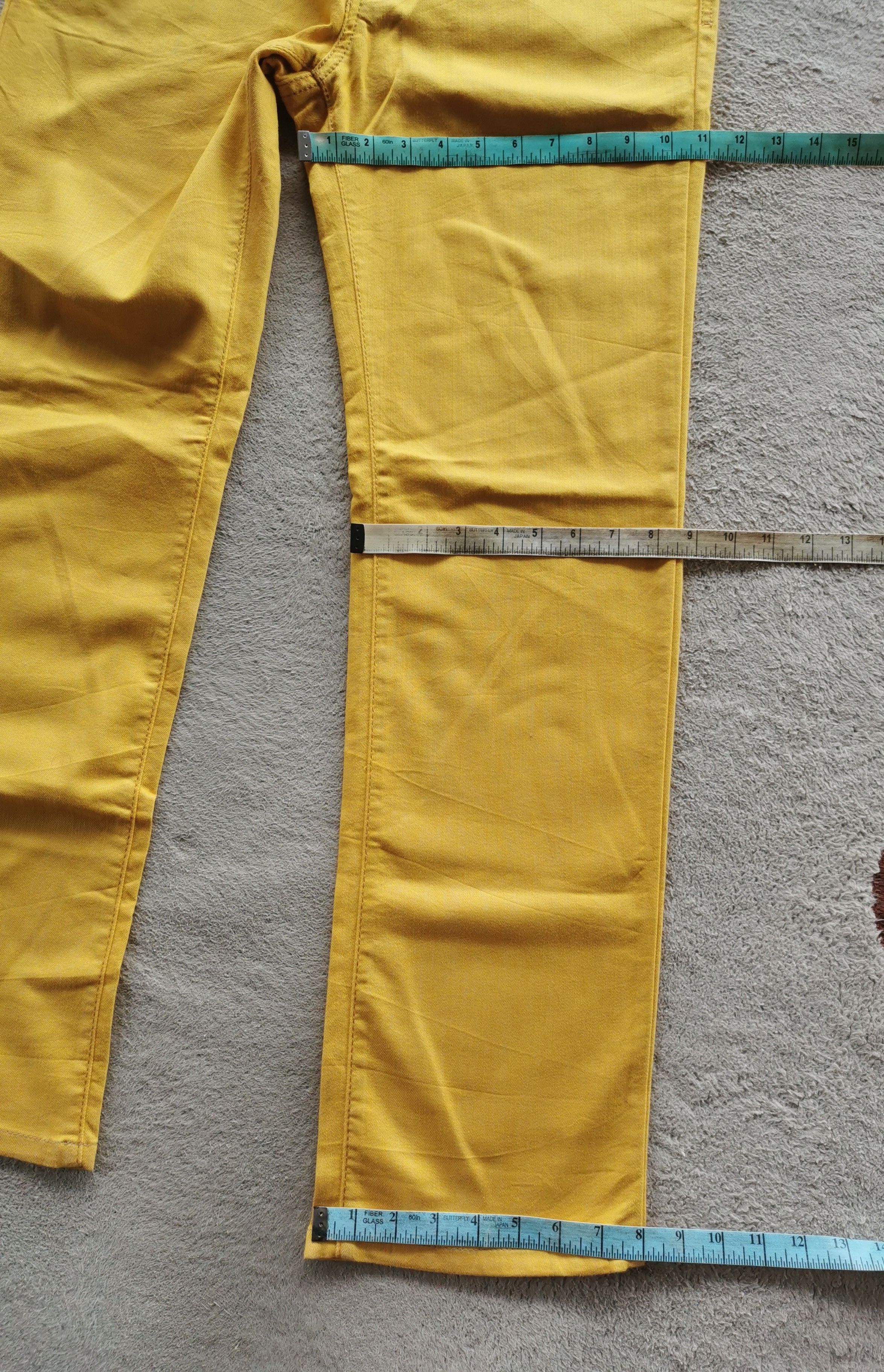 United Colors Of Benetton Benetton Yellow Jeans Pants Size US 33 - 8 Thumbnail