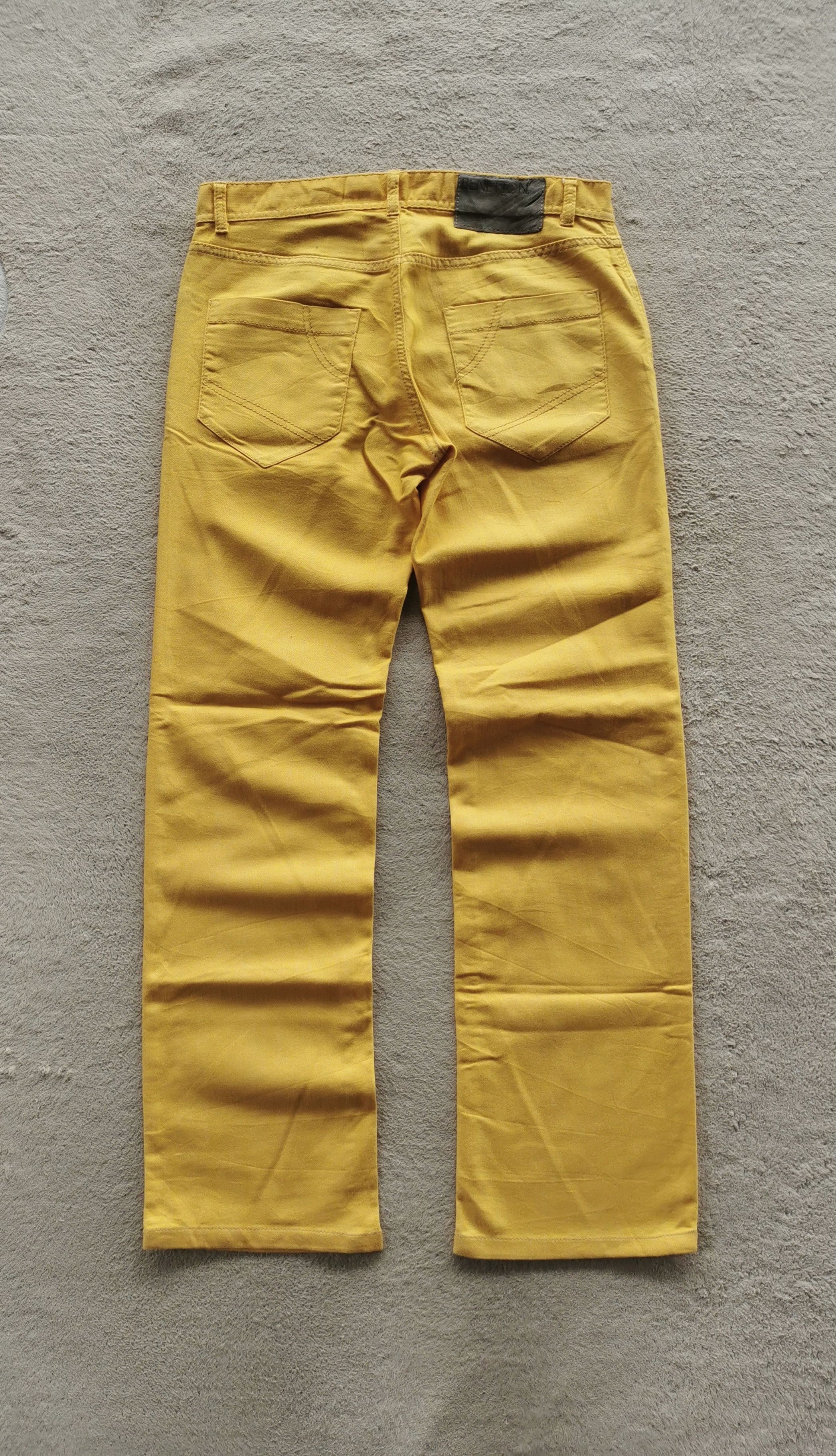 United Colors Of Benetton Benetton Yellow Jeans Pants Size US 33 - 5 Thumbnail
