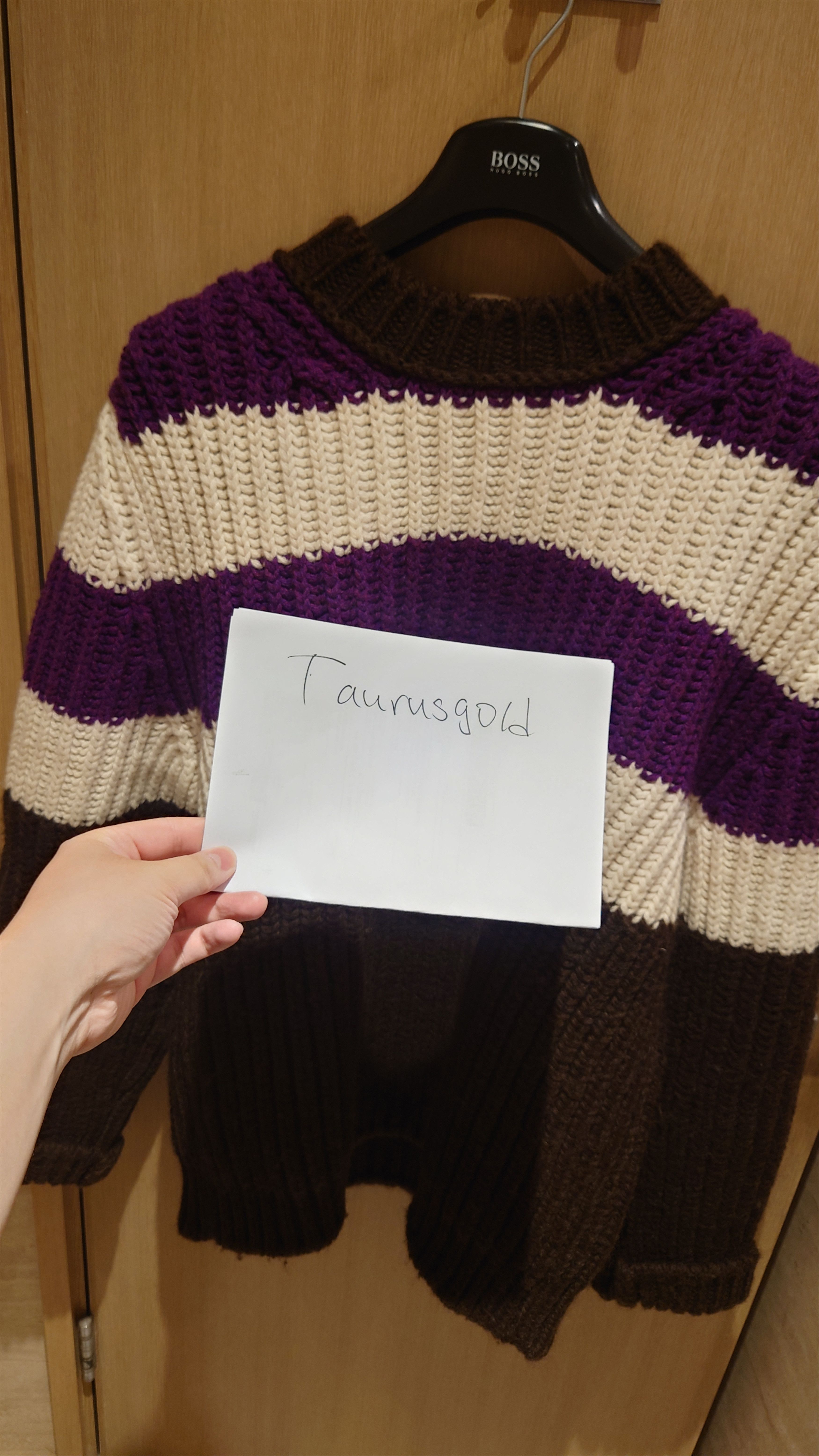 Calvin Klein 205W39NYC Horizontal Stripe Chunky Sweater