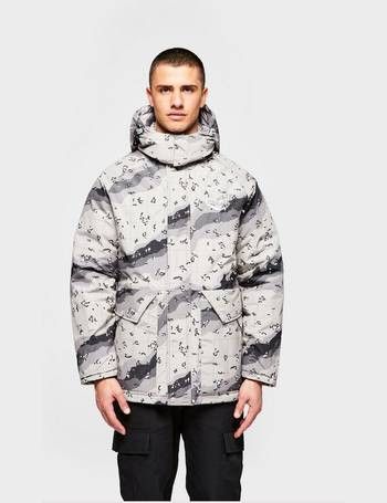 image of Billionaire Boys Club Bbc Camo Down Parka M in Grey, Men's (Size Medium)