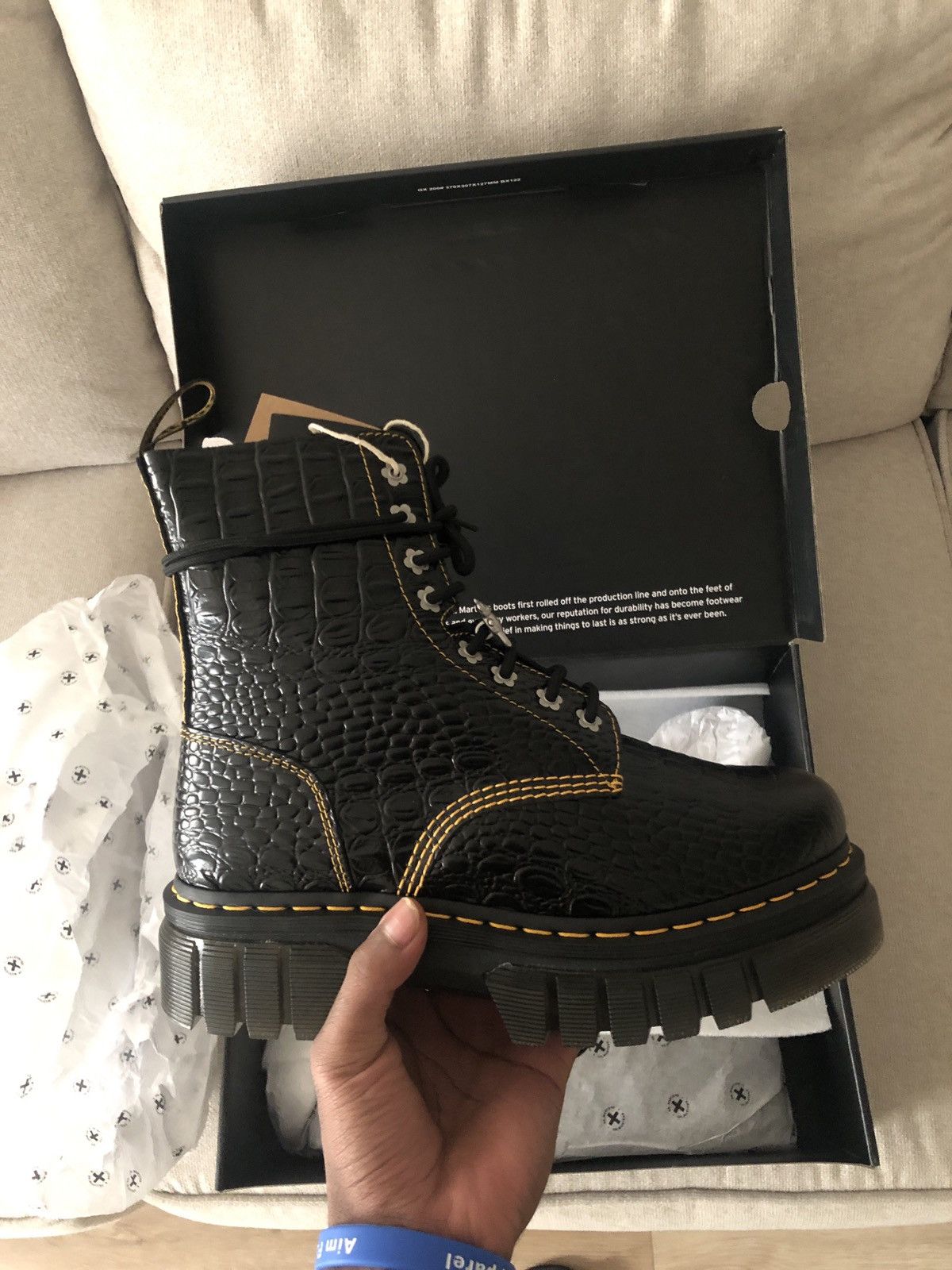 Marc Jacobs Heaven by Marc Jacobs X Dr Marten Croc Boot Size US 10 / EU 43 - 4 Thumbnail