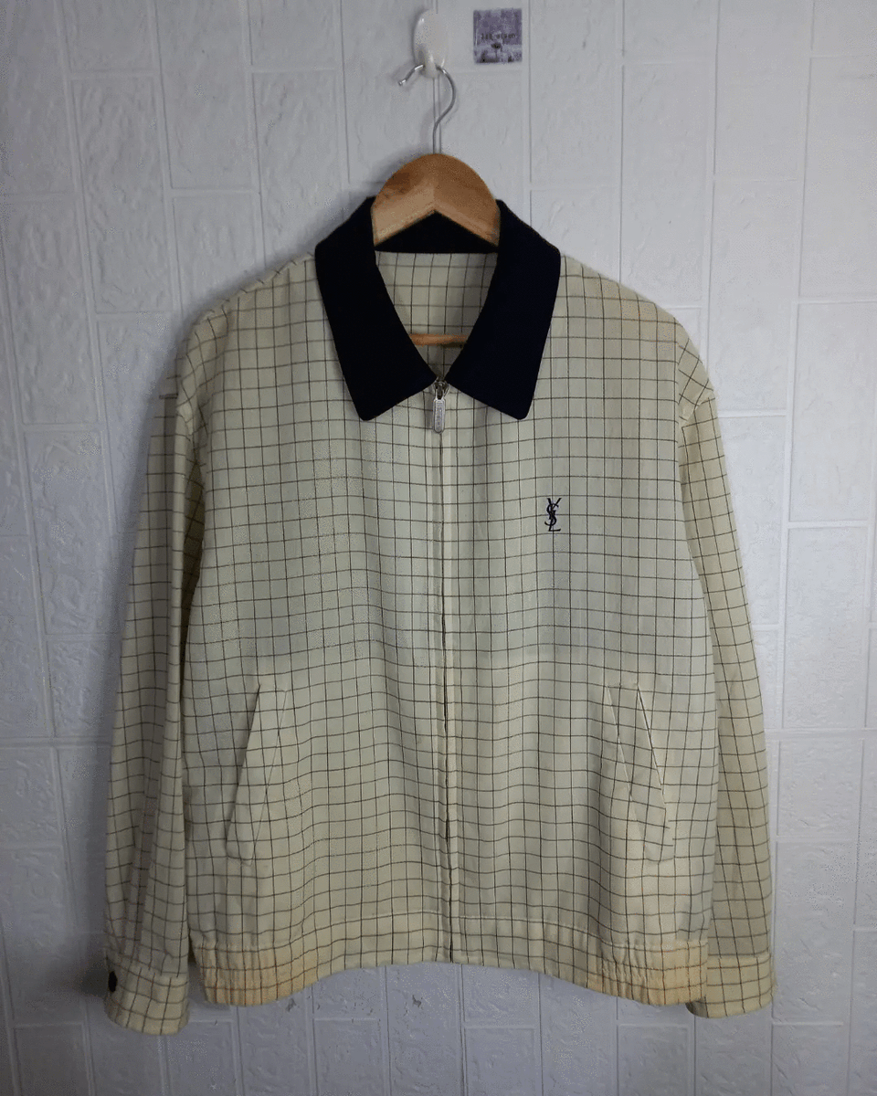 Vintage YSL Yves Saint Laurent Harrington Jacket Size L main image 1