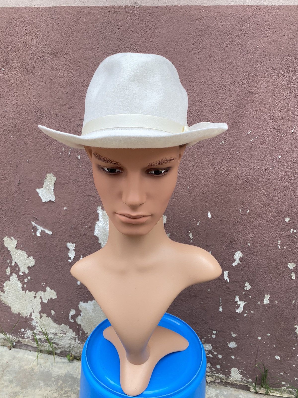 image of Ca4La Wide Brim Hat in White, Women's