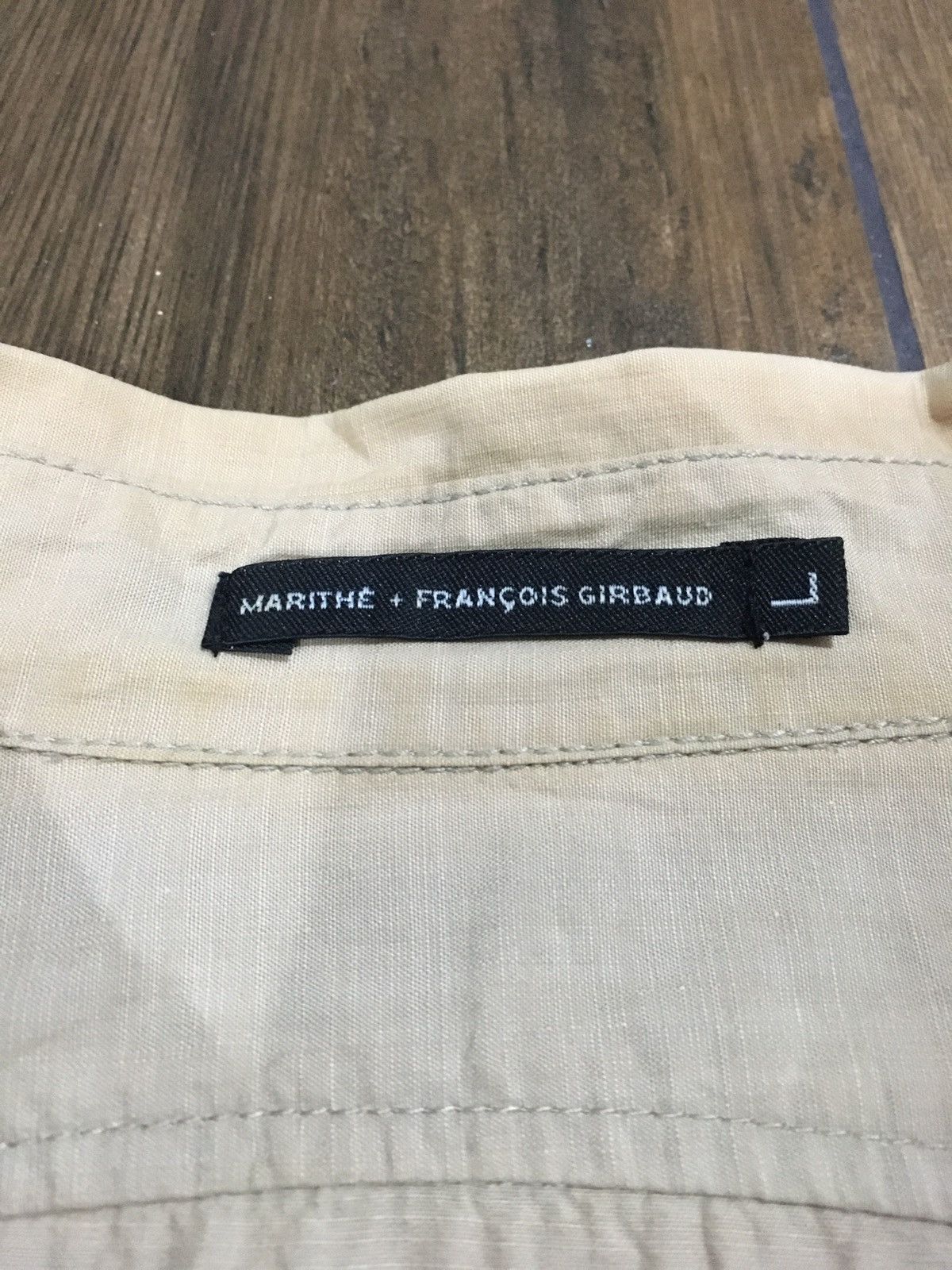 Marithe + Francois Girbaud Marithe + Francois Girbaud Slim Shirt Double Pocket Size US L / EU 52-54 / 3 - 4 Thumbnail