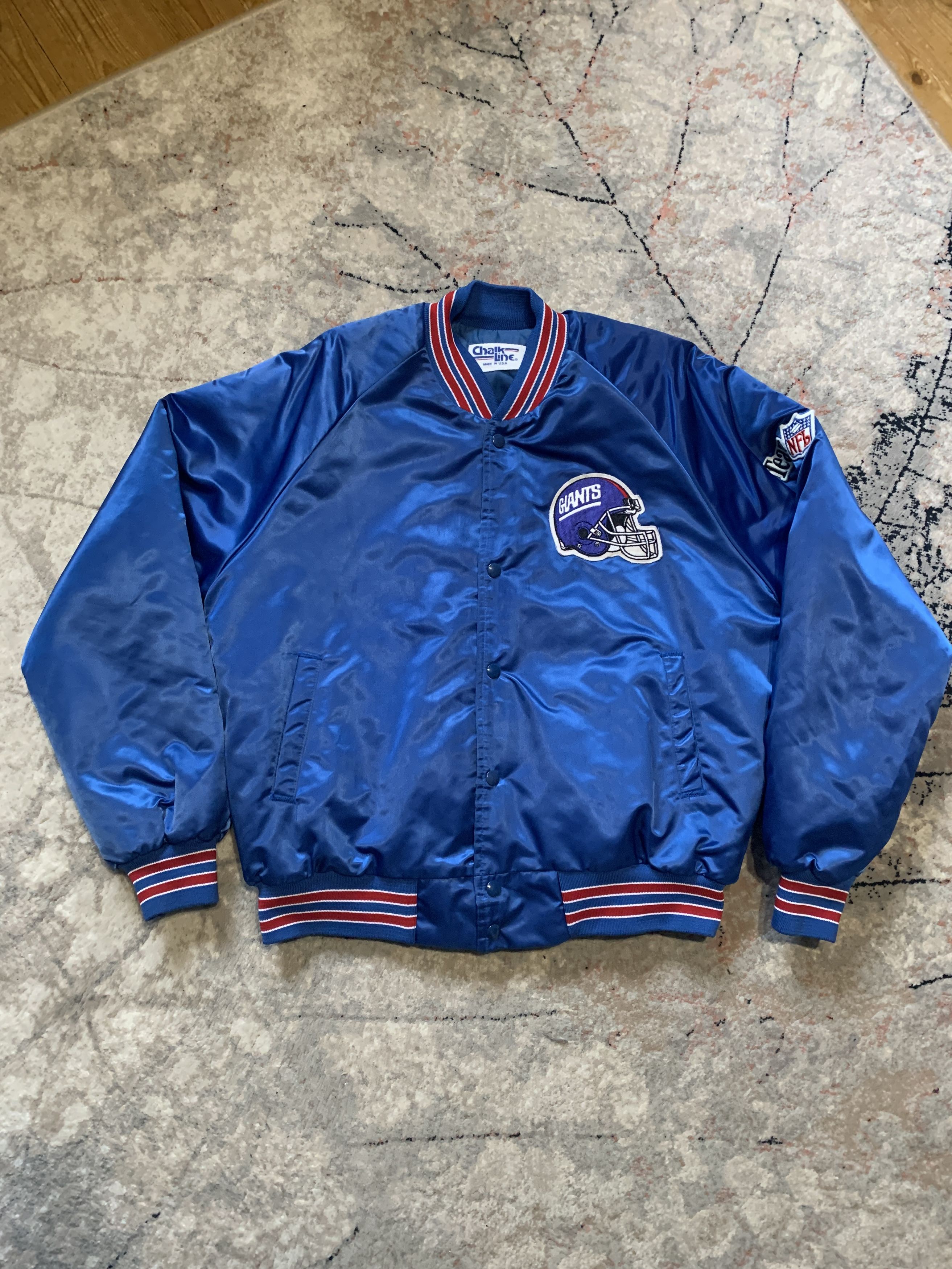 Chalk Line Giants Chalk Line Made In USA Vintage Jacket Size US L / EU 52-54 / 3 - 2 Thumbnail