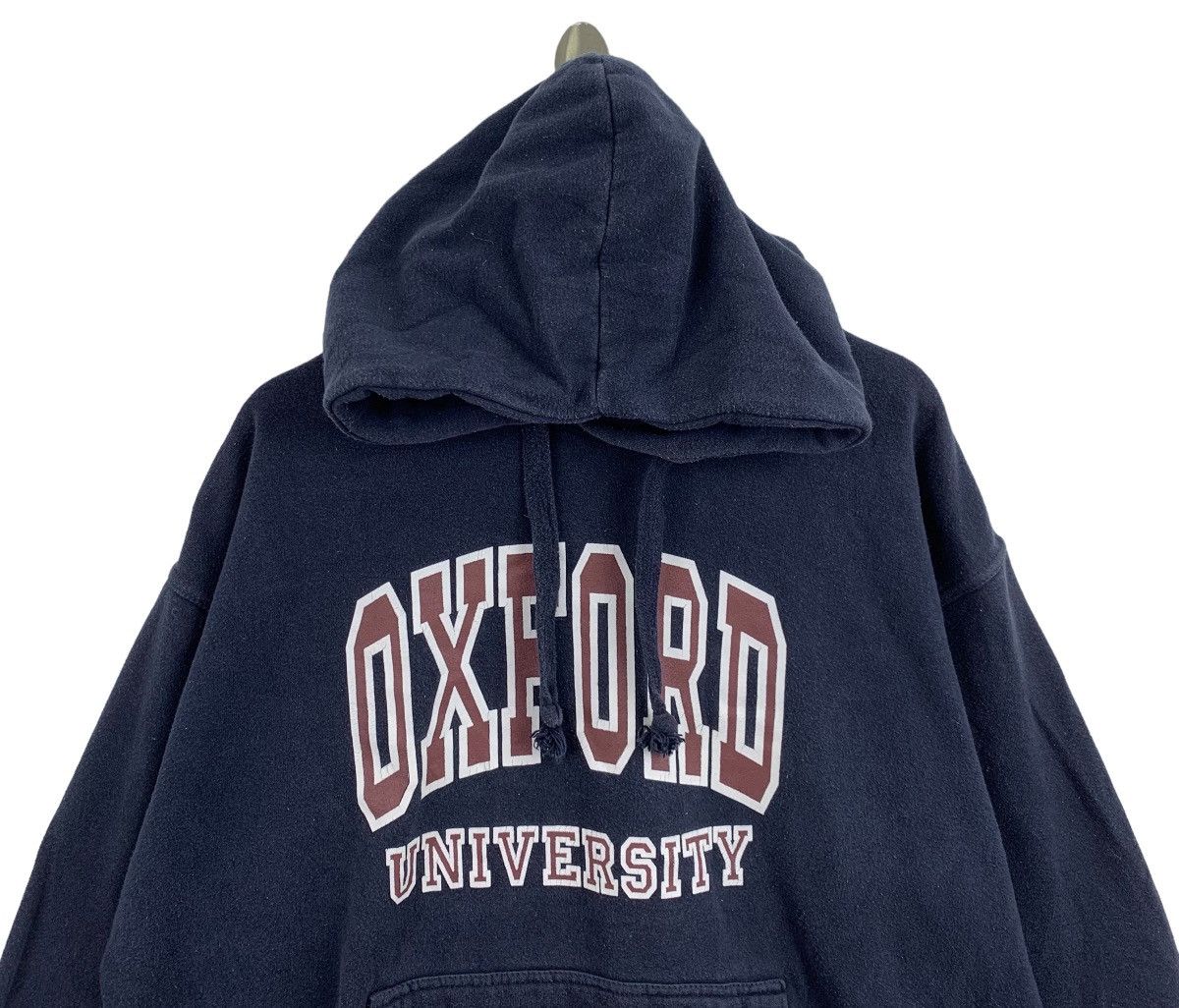 Vintage Vintage 90s Oxford University College Hoodie CrewneckSweater Size US XL / EU 56 / 4 - 2 Thumbnail