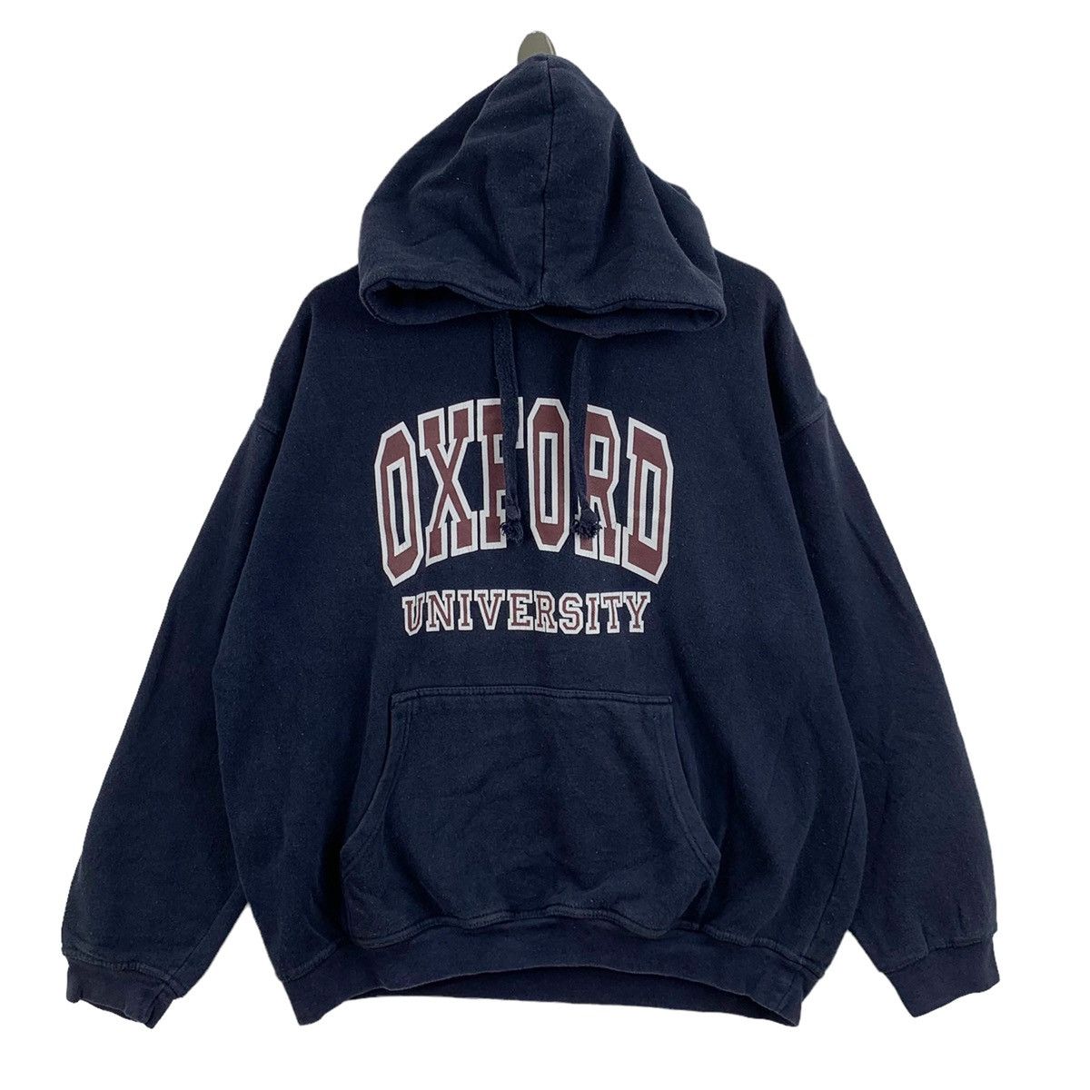 Vintage Vintage 90s Oxford University College Hoodie CrewneckSweater Size US XL / EU 56 / 4 - 1 Thumbnail