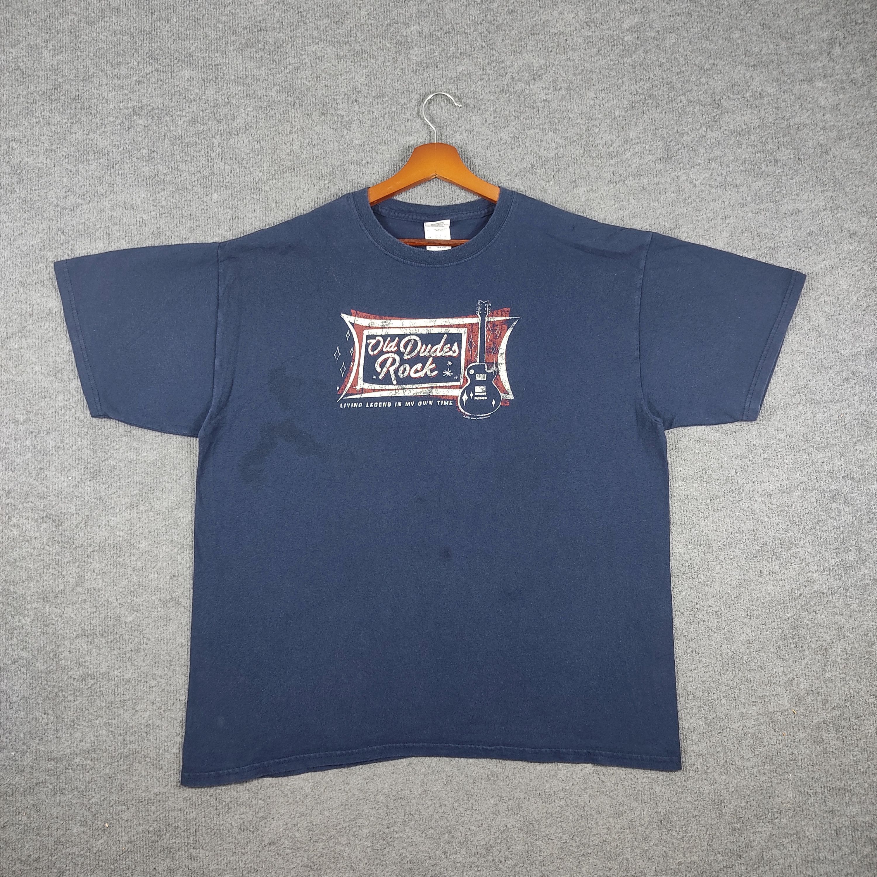 Band Tees × Vintage Vintage Jet Band Old Dudes Rock T Shirt Size US XL / EU 56 / 4 - 1 Thumbnail