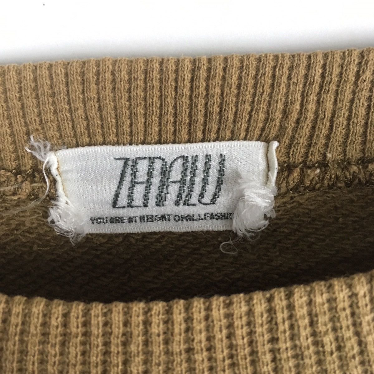 Vintage Vintage Zenalu Fullprint Small Size Brown Colour Sweatshirt Size US S / EU 44-46 / 1 - 4 Thumbnail