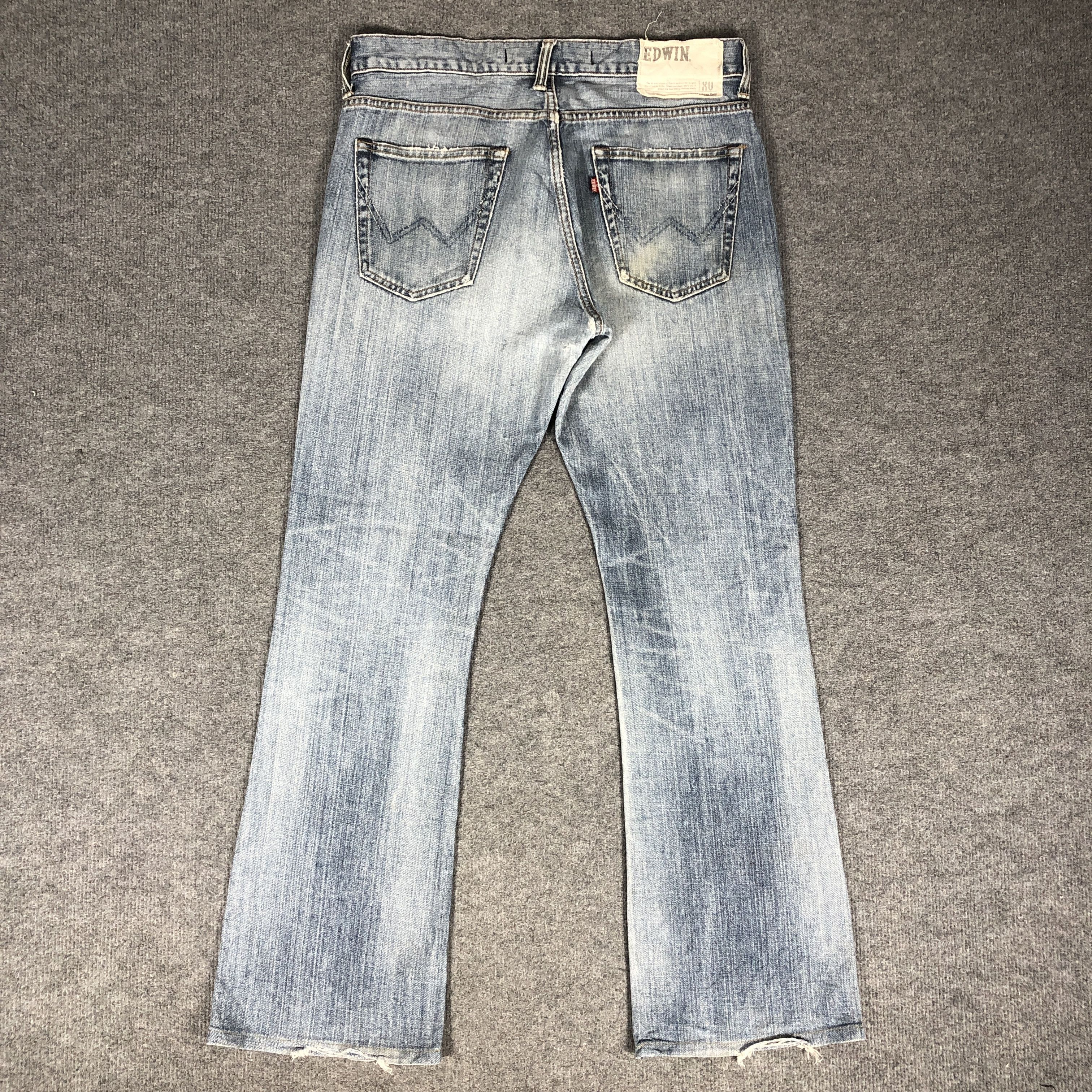 Edwin × Vintage Vintage Edwin Light Blue Wash Jeans L1173 Size US 34 / EU 50 - 4 Thumbnail
