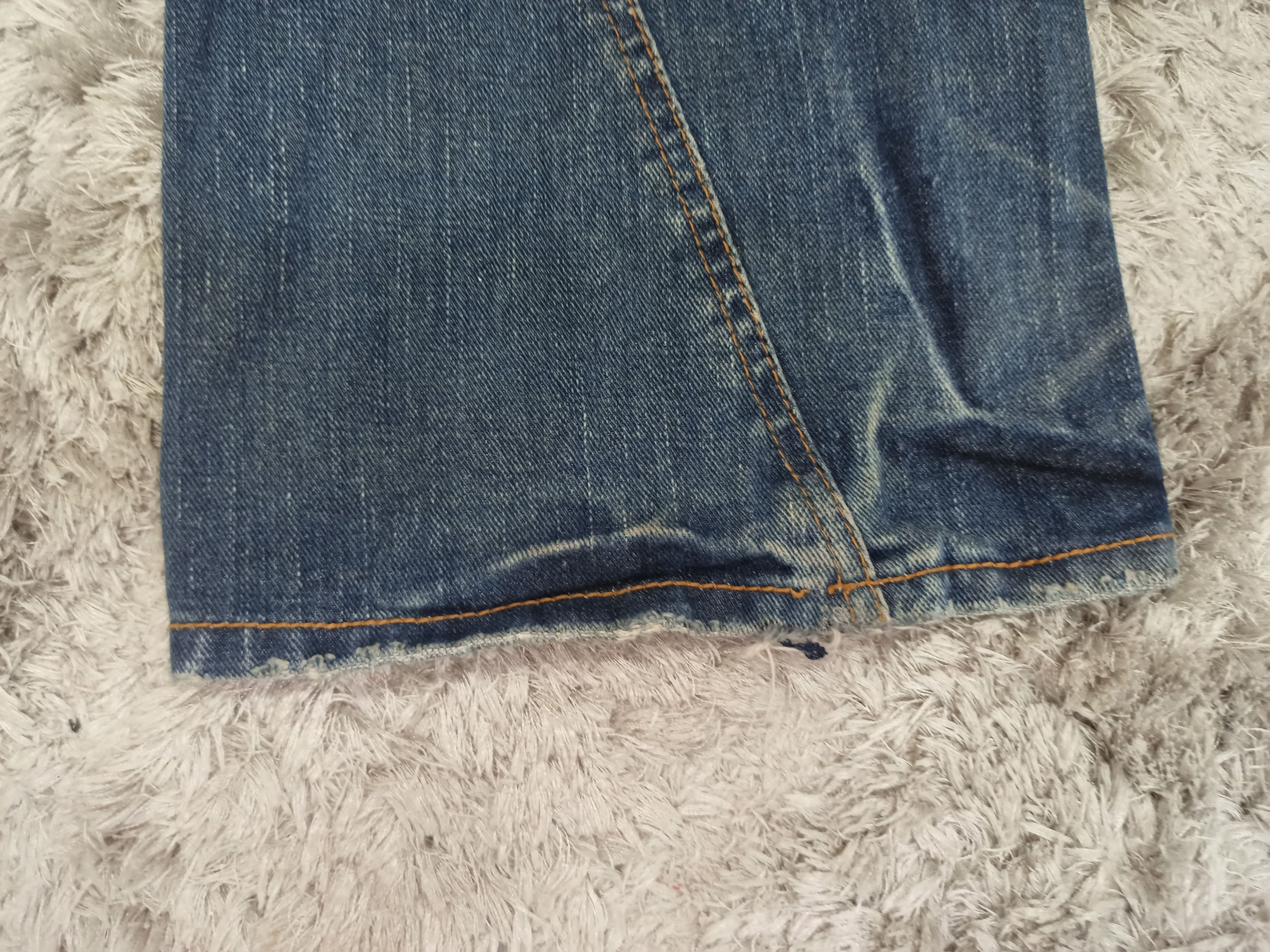 Vintage Vintage Nylaus Whiskered Mud Wash Flare Jeans Size US 30 / EU 46 - 12 Thumbnail