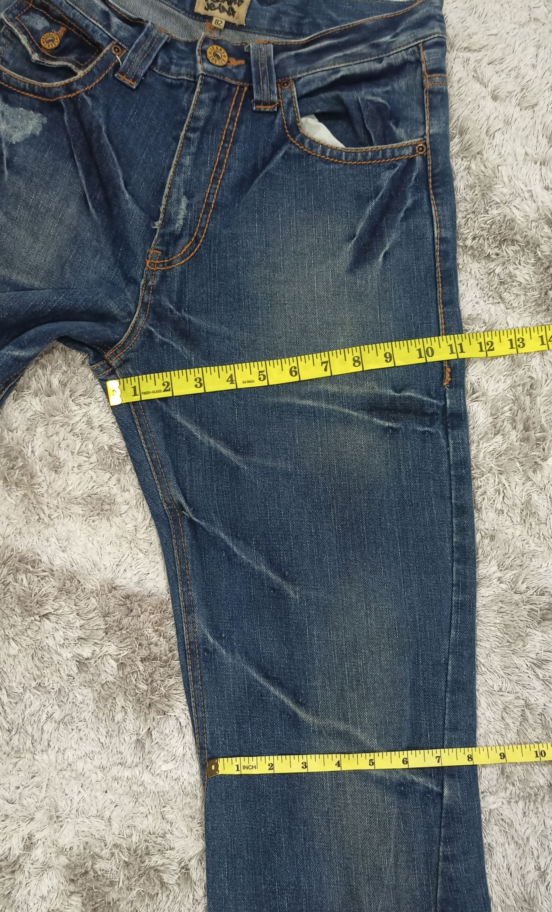 Vintage Vintage Nylaus Whiskered Mud Wash Flare Jeans Size US 30 / EU 46 - 24 Thumbnail