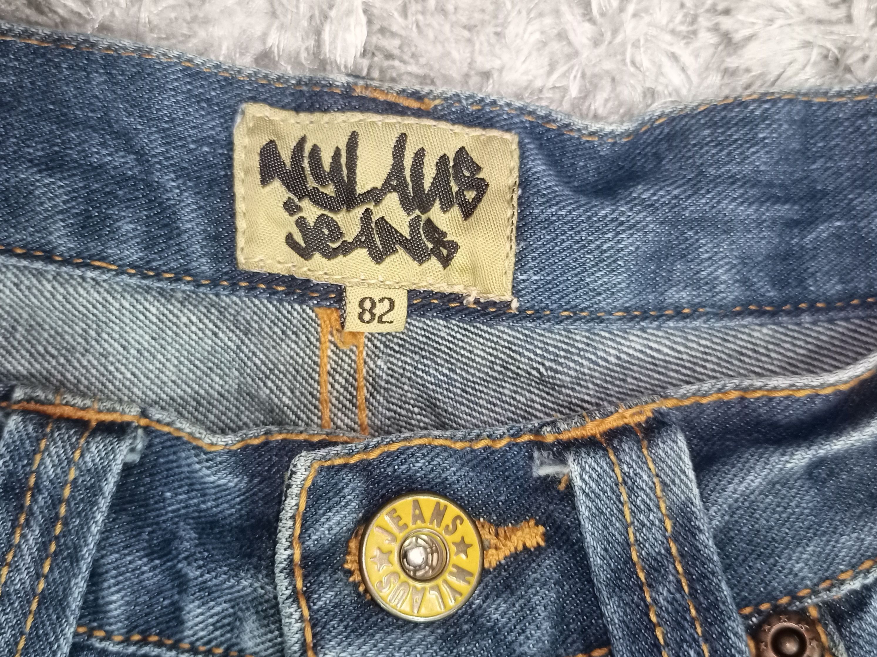 Vintage Vintage Nylaus Whiskered Mud Wash Flare Jeans Size US 30 / EU 46 - 11 Thumbnail