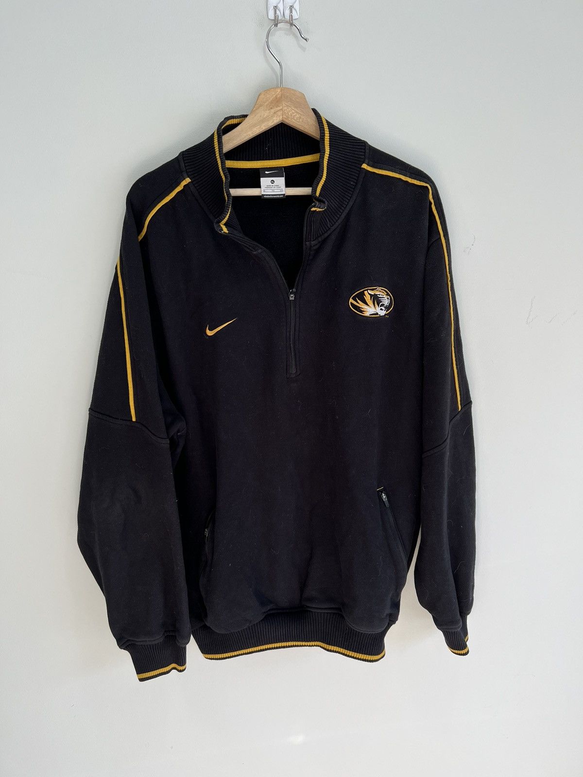 mizzou nike quarter zip