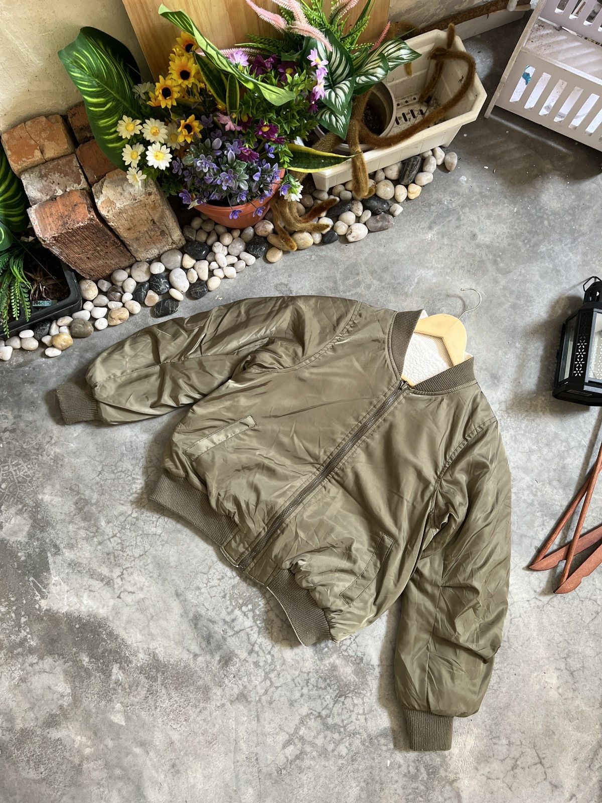 Japanese Brand × Vintage Vintage 🖤 Japanese Riversible Sherpa Bomber Style Jacket Size US S / EU 44-46 / 1 - 13 Thumbnail