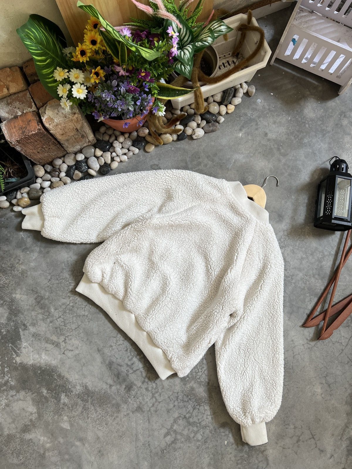 Japanese Brand × Vintage Vintage 🖤 Japanese Riversible Sherpa Bomber Style Jacket Size US S / EU 44-46 / 1 - 9 Thumbnail
