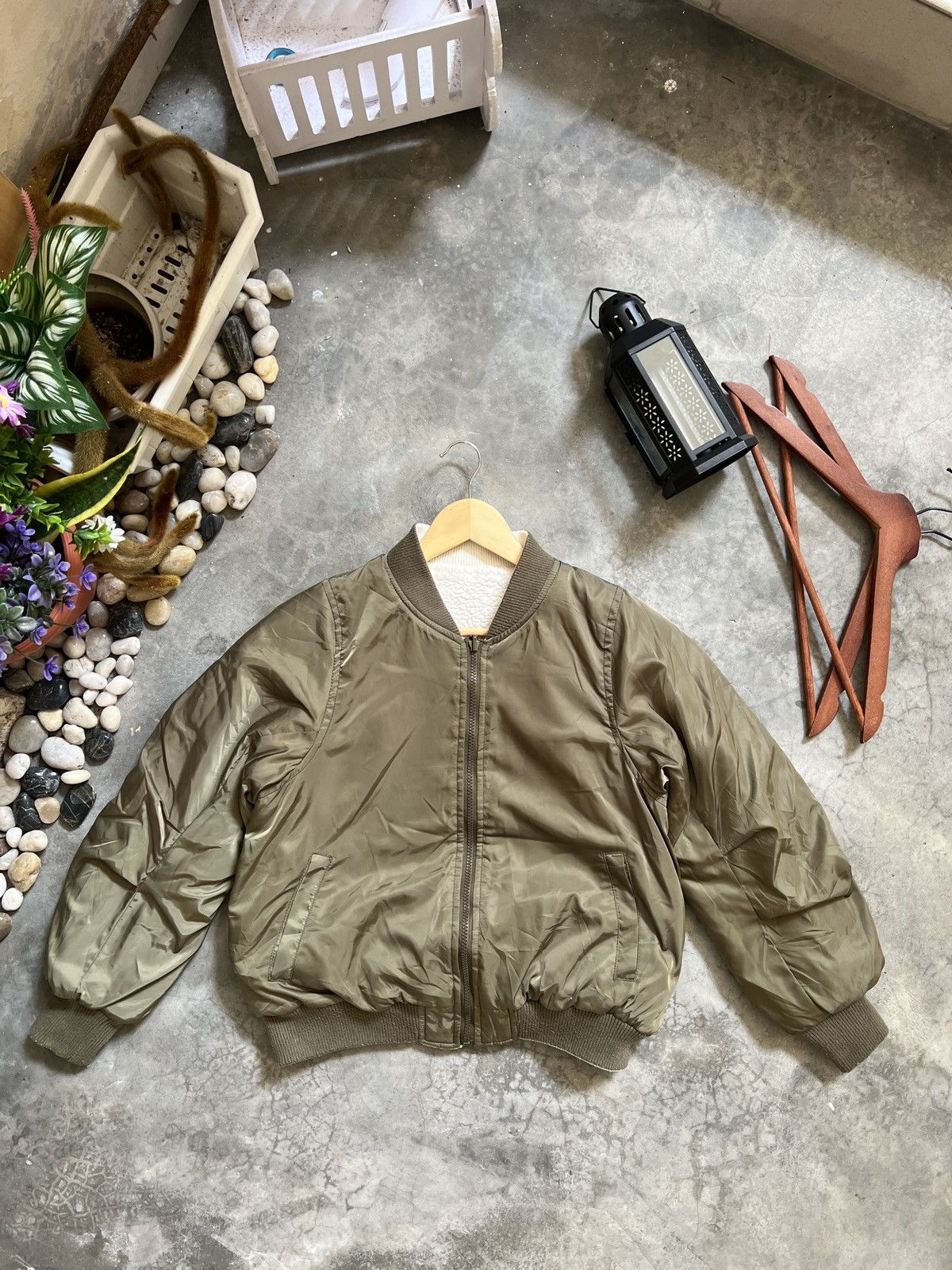 Japanese Brand × Vintage Vintage 🖤 Japanese Riversible Sherpa Bomber Style Jacket Size US S / EU 44-46 / 1 - 10 Thumbnail