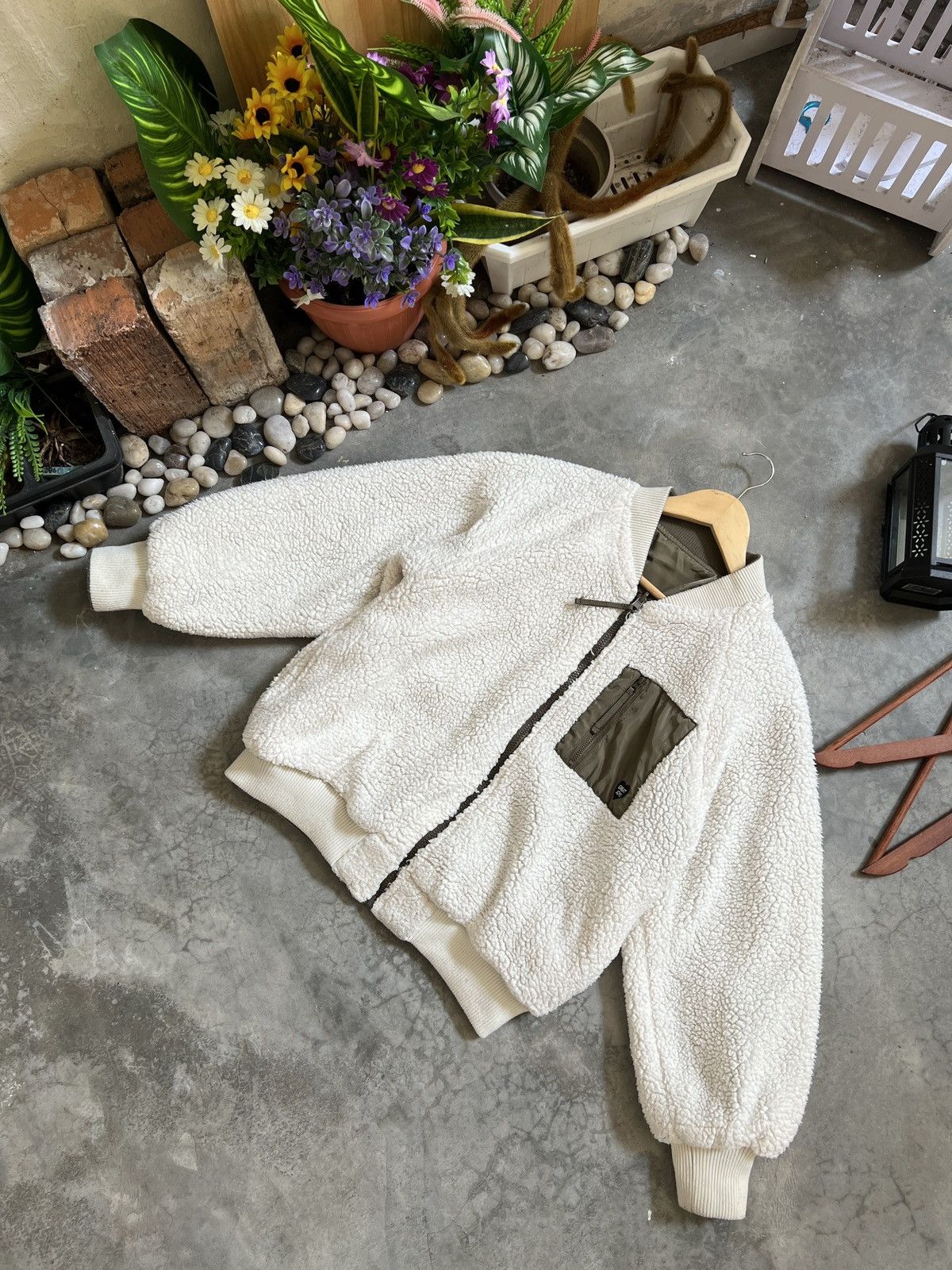 Japanese Brand × Vintage Vintage 🖤 Japanese Riversible Sherpa Bomber Style Jacket Size US S / EU 44-46 / 1 - 5 Thumbnail