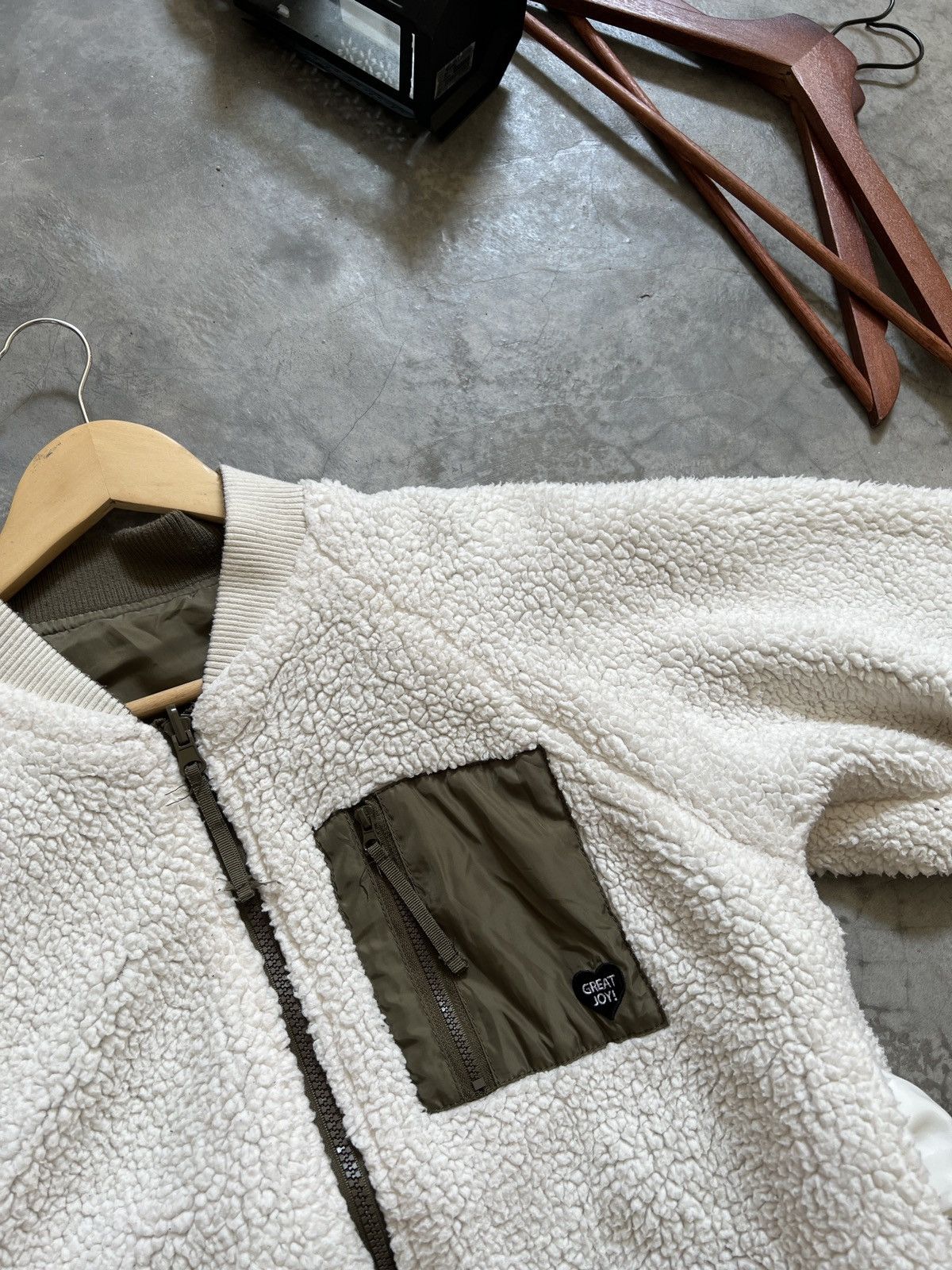 Japanese Brand × Vintage Vintage 🖤 Japanese Riversible Sherpa Bomber Style Jacket Size US S / EU 44-46 / 1 - 21 Thumbnail