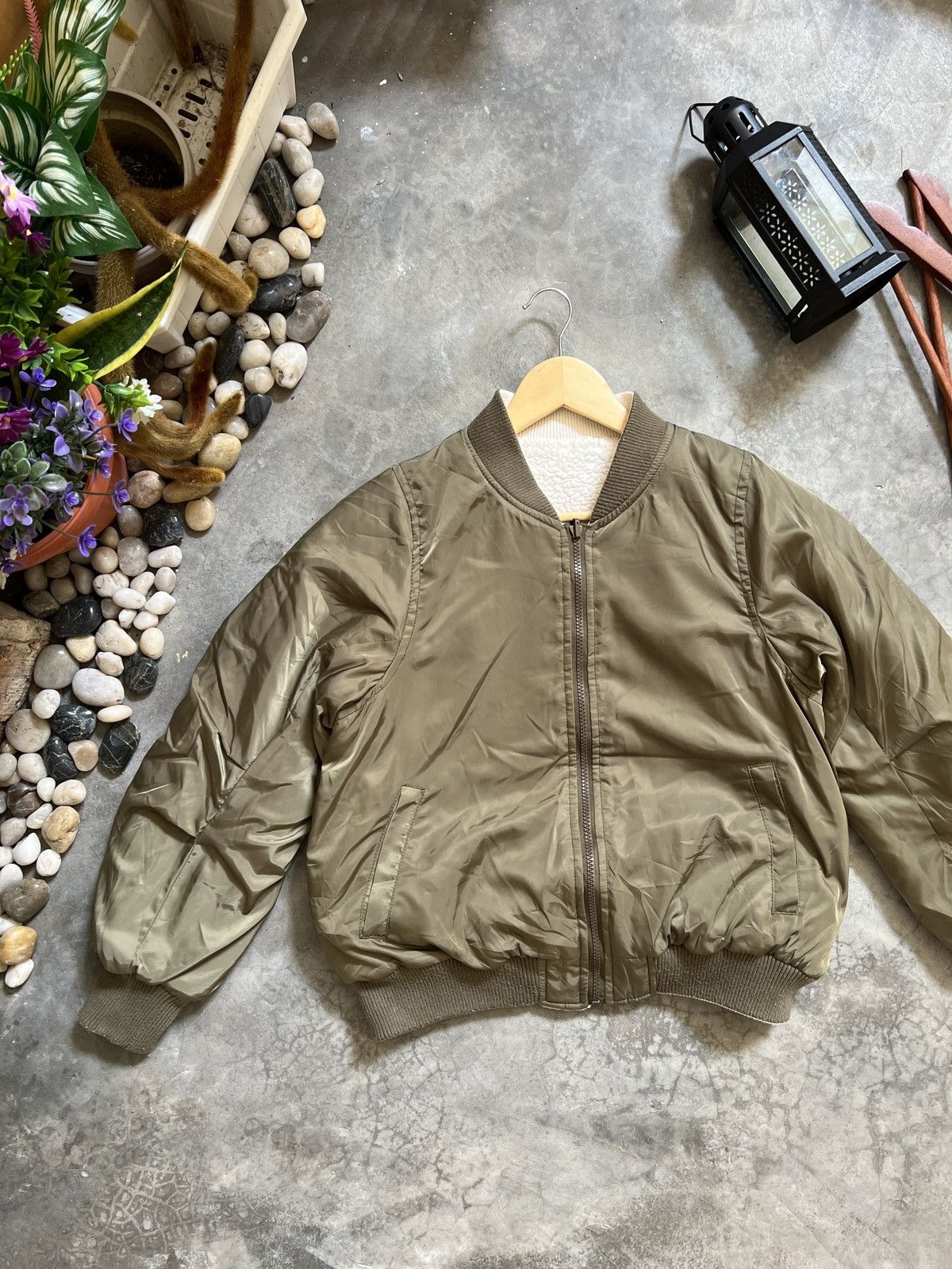 Japanese Brand × Vintage Vintage 🖤 Japanese Riversible Sherpa Bomber Style Jacket Size US S / EU 44-46 / 1 - 12 Thumbnail