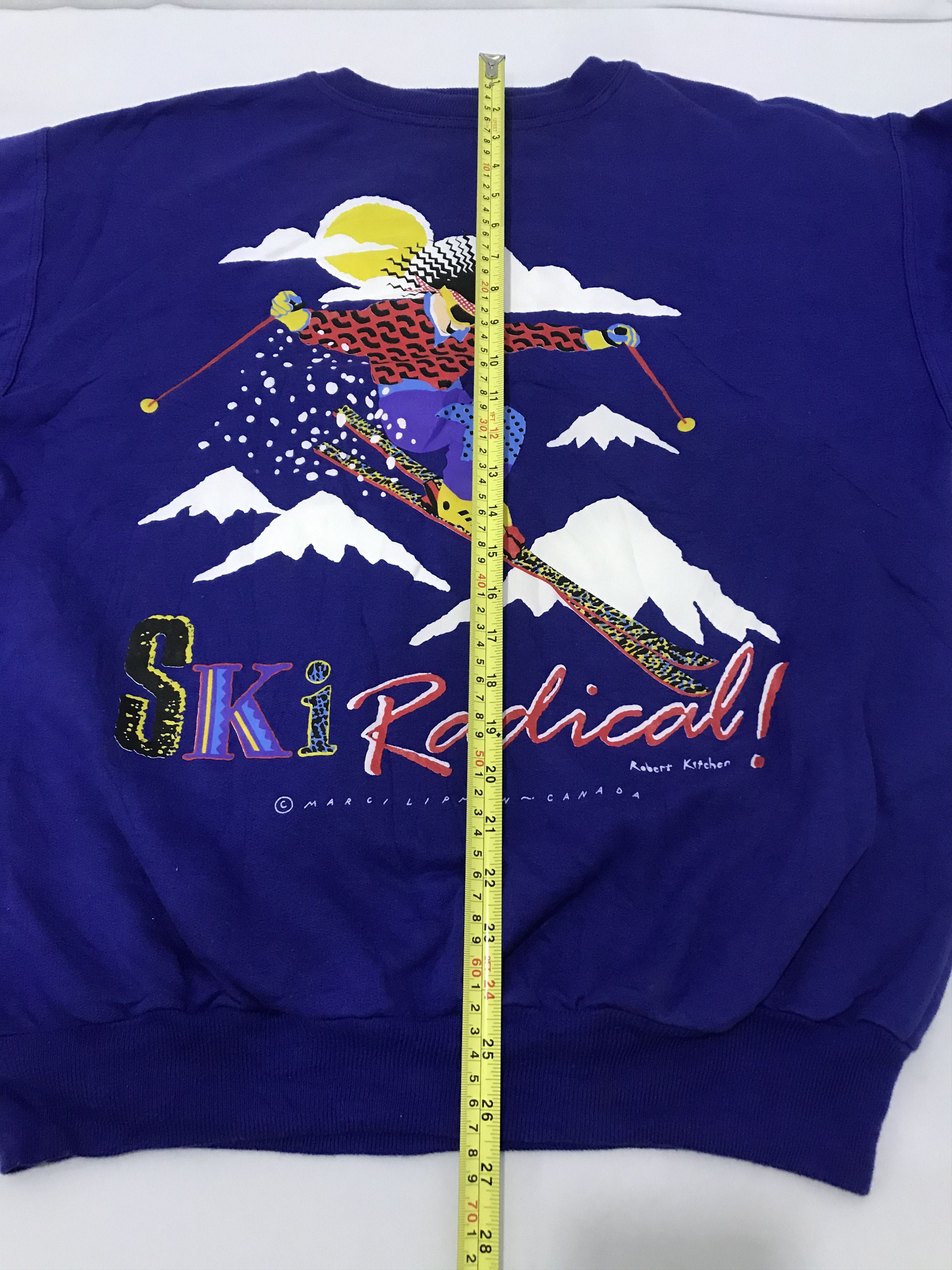 Vintage Vintage ski Radikal sweatshirt nice logo Size US XL / EU 56 / 4 - 5 Thumbnail