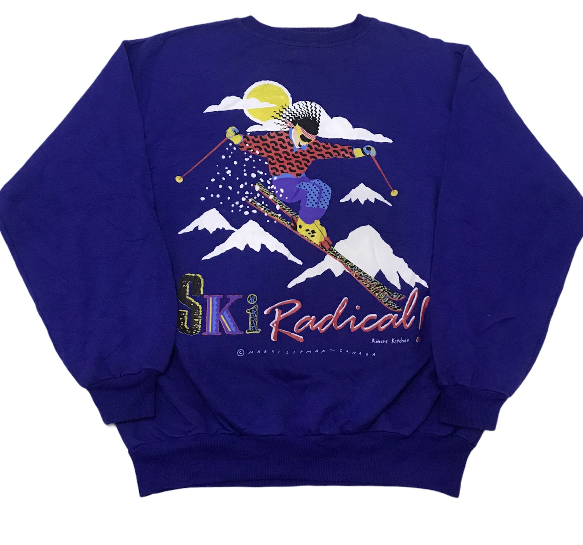 Vintage Vintage ski Radikal sweatshirt nice logo Size US XL / EU 56 / 4 - 1 Thumbnail