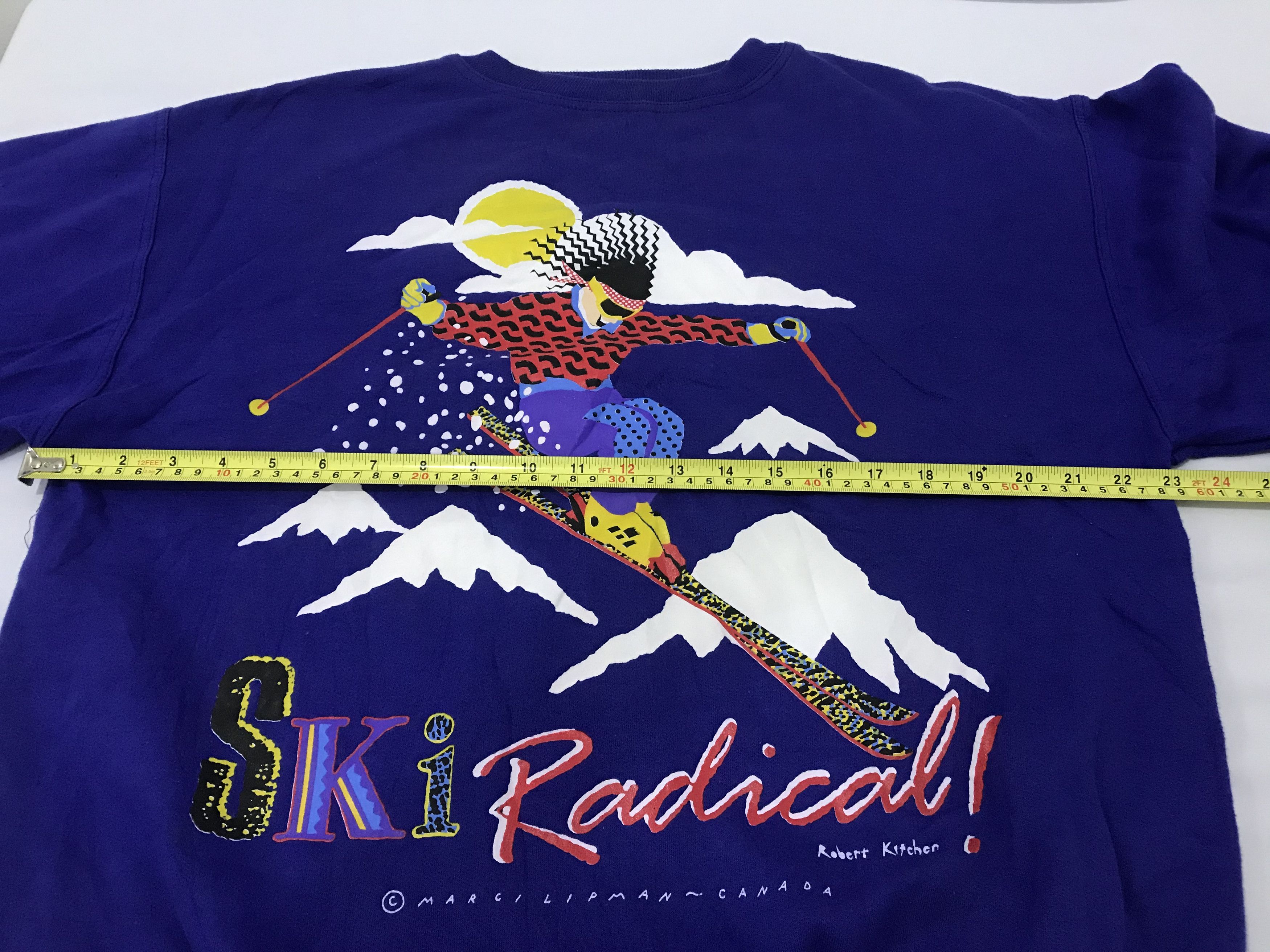 Vintage Vintage ski Radikal sweatshirt nice logo Size US XL / EU 56 / 4 - 4 Thumbnail