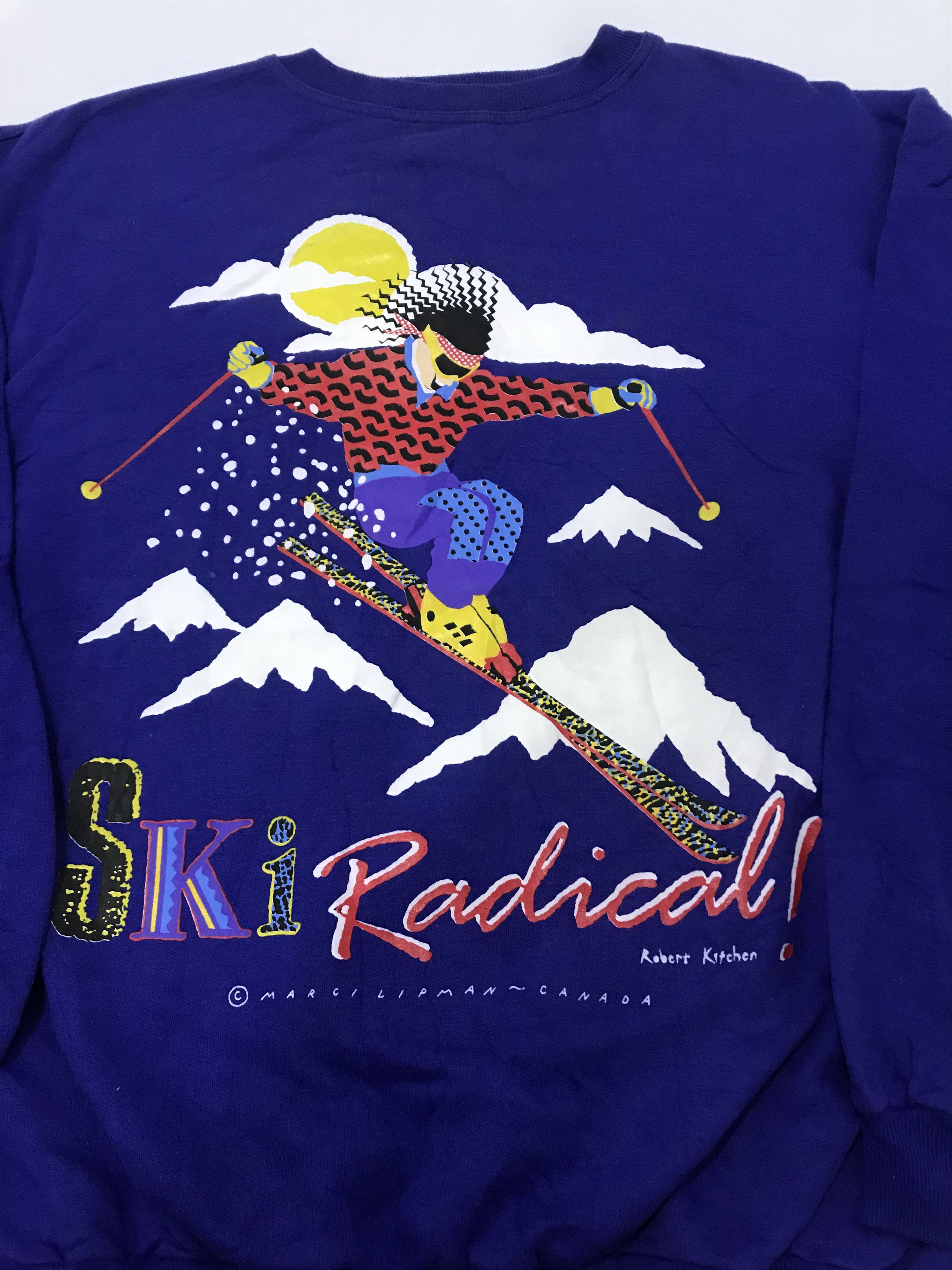 Vintage Vintage ski Radikal sweatshirt nice logo Size US XL / EU 56 / 4 - 2 Thumbnail