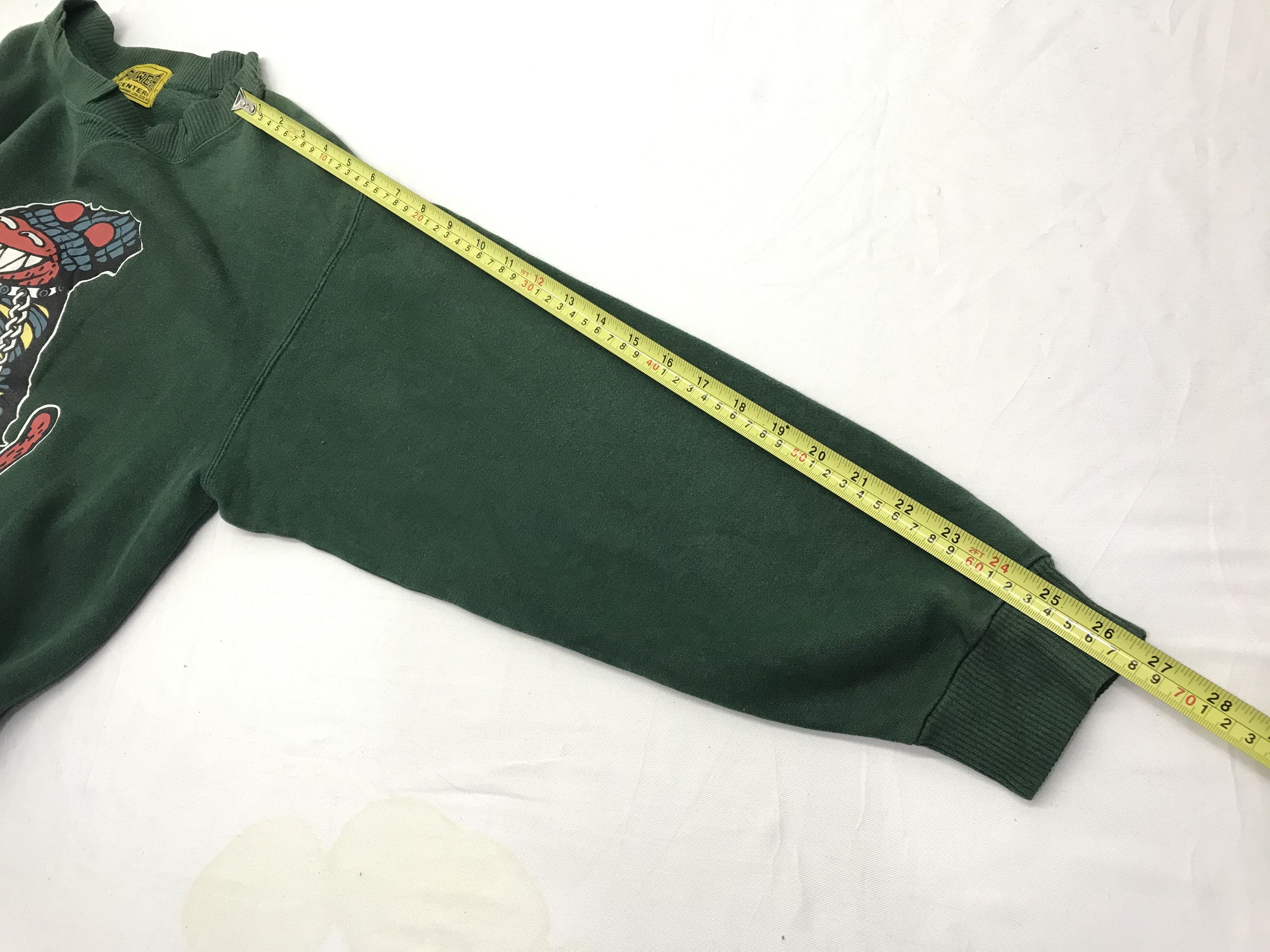 Japanese Brand × Vintage Sun faded Power Center punk design Sweater Size US XL / EU 56 / 4 - 10 Thumbnail