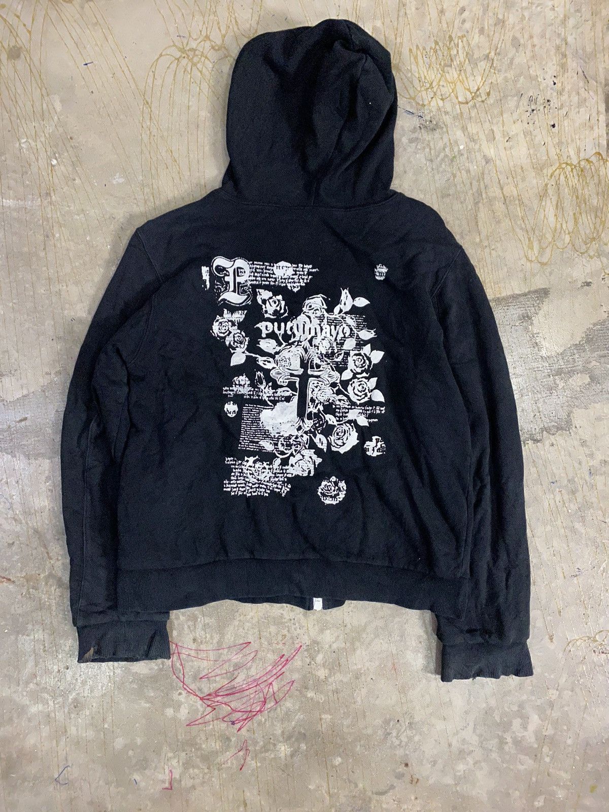 Japanese Brand Vtg PUTUMAYO Cros and Floral Cyberpunk hoodie Size US S / EU 44-46 / 1 - 9 Thumbnail