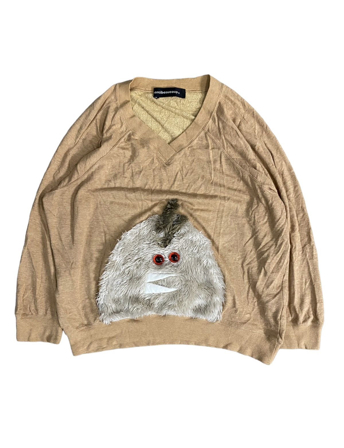 Issey Miyake × Ne-Net × mercibeaucoup 3D monster MOHAWK Punked chick funky sweatshirt Size US M / EU 48-50 / 2 - 1 Thumbnail
