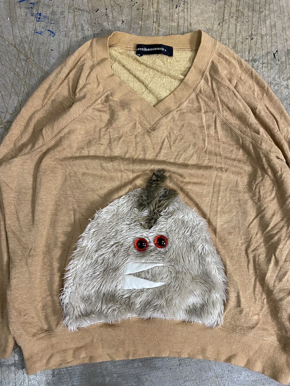 Issey Miyake × Ne-Net × mercibeaucoup 3D monster MOHAWK Punked chick funky sweatshirt Size US M / EU 48-50 / 2 - 3 Thumbnail