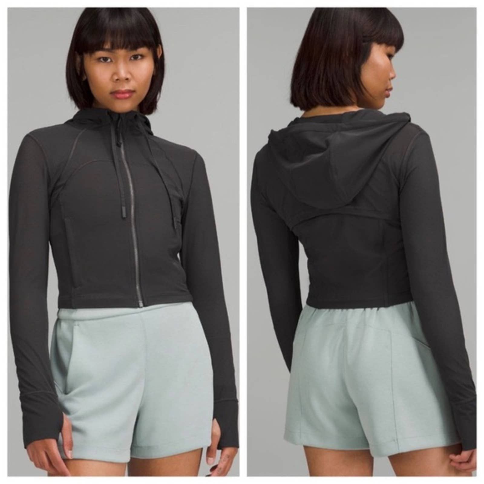 Lululemon NWT Lululemon Nulu and Mesh Cropped Define Jacket