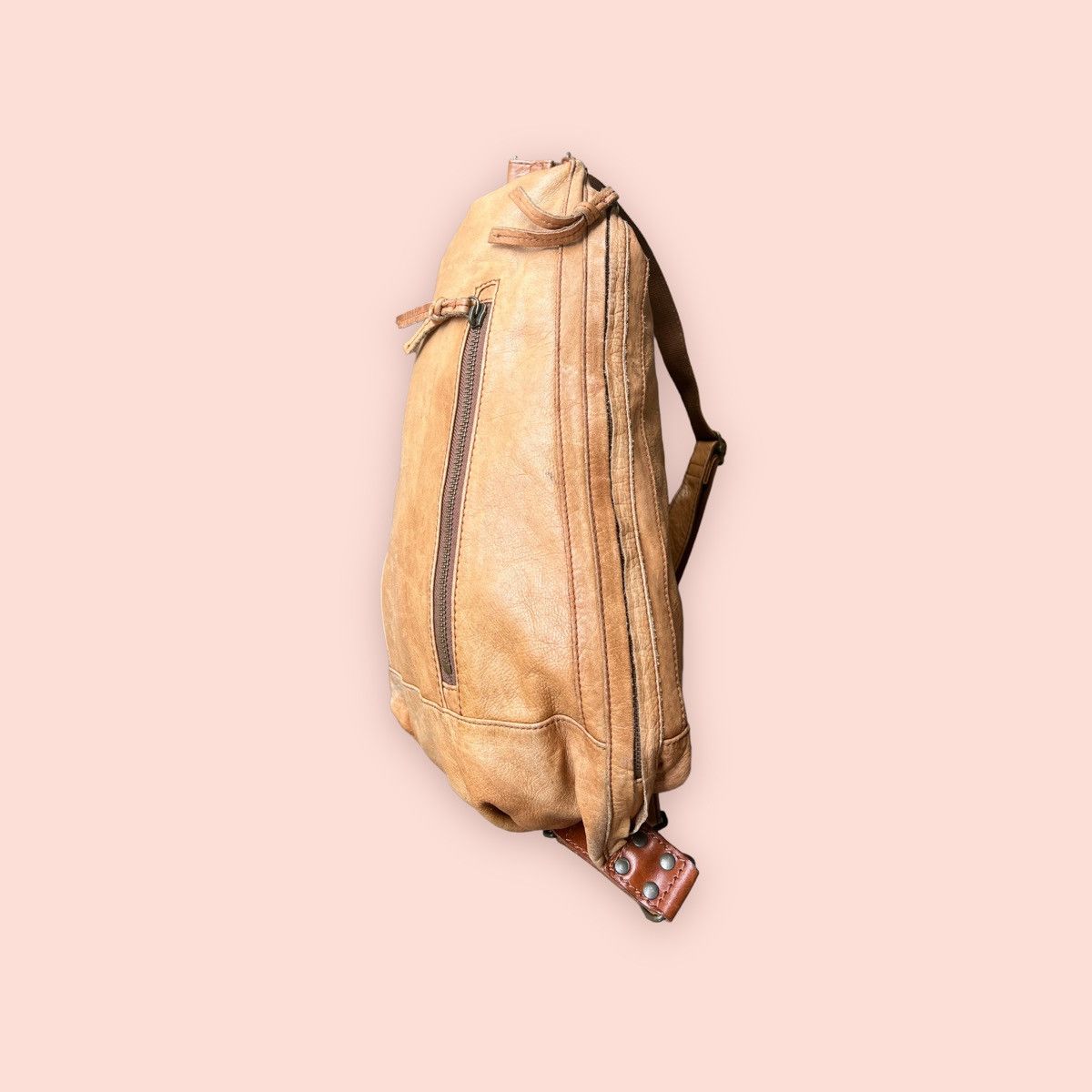 Creed × Genuine Leather × Japanese Brand VINTAGE CREED GENUINE LEATHER 3 WAY BODY BAG Size ONE SIZE - 6 Thumbnail