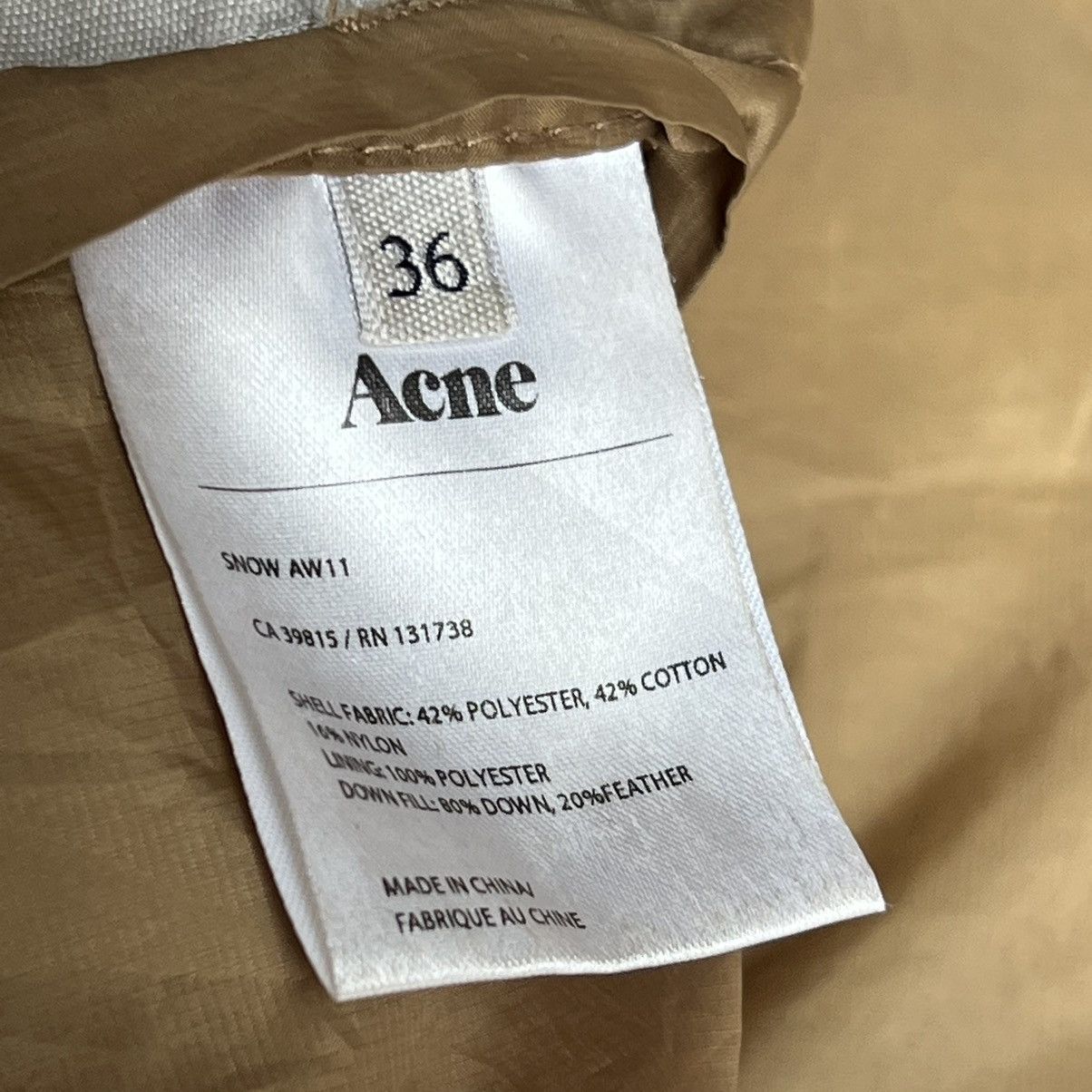 Acne Studios Acne Studios Down Parka Puffer Size M / US 6-8 / IT 42-44 - 6 Thumbnail