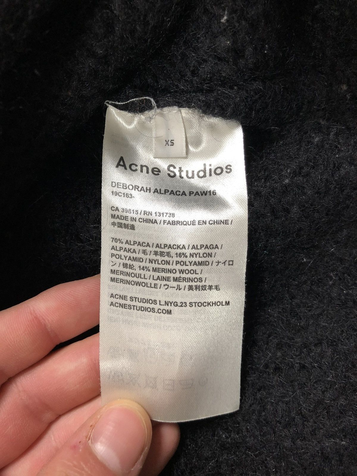 Acne Studios Acne studios black mohair sweater Size XS / US 0-2 / IT 36-38 - 4 Thumbnail
